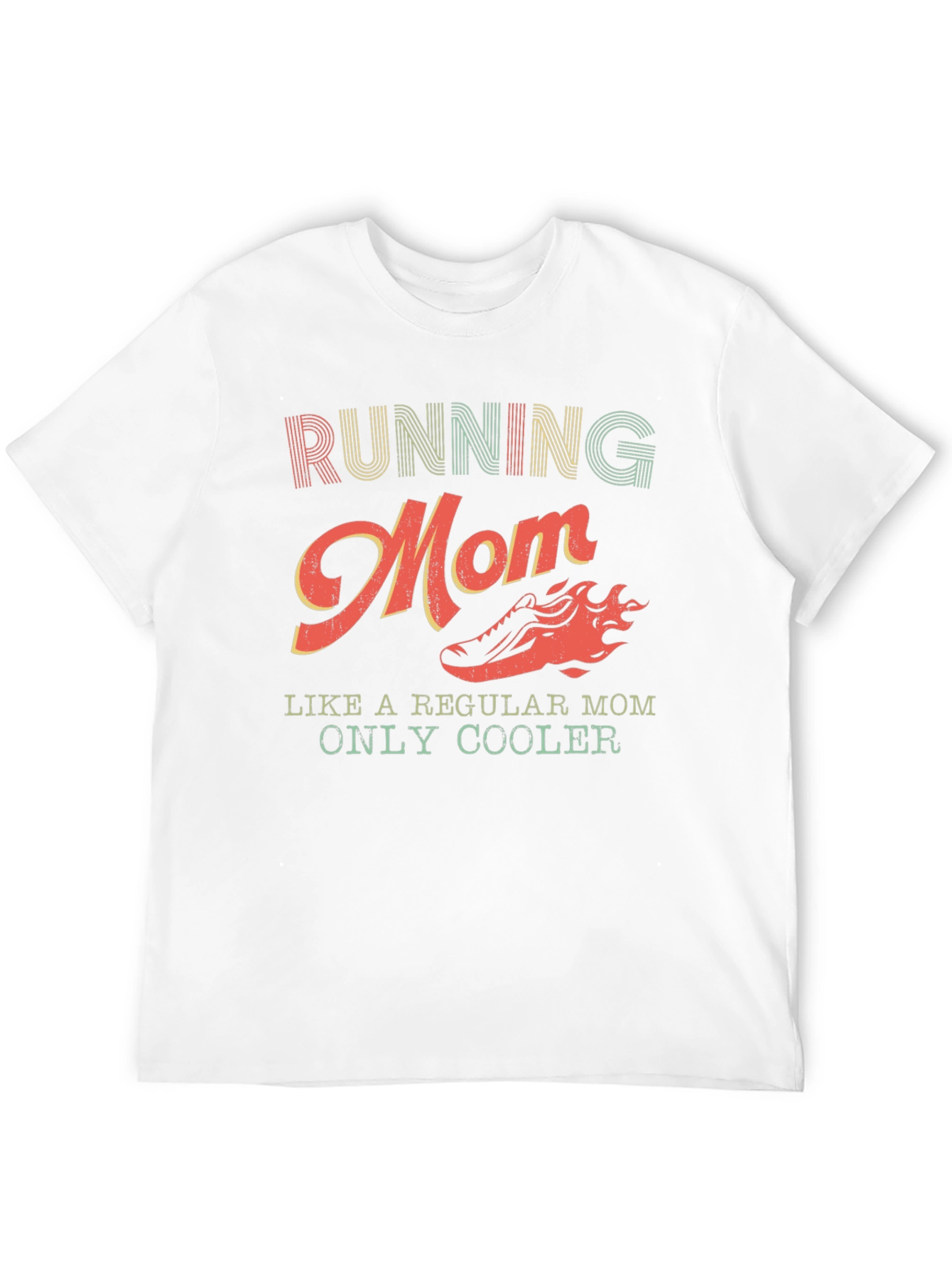 Running Mom Graphic Tee - Cool Mothers Day Gift
