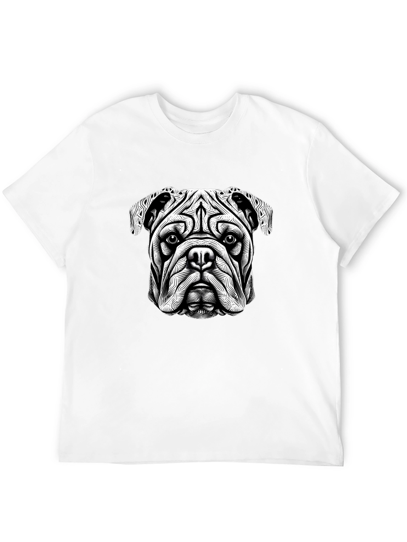 Bold Bulldog Graphic Tee - Stylish Mens T-Shirt