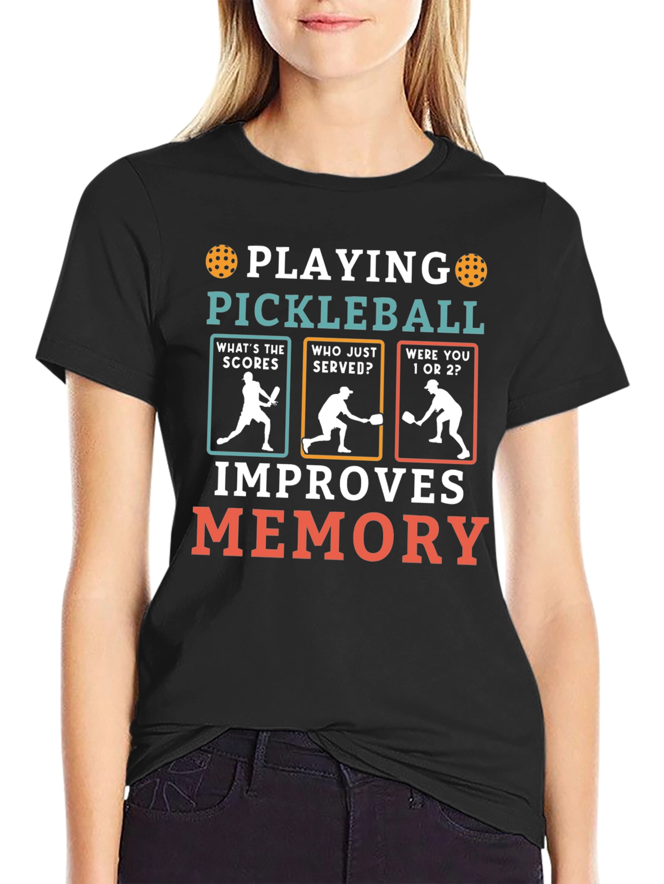 Pickleball Improves Memory T-Shirt