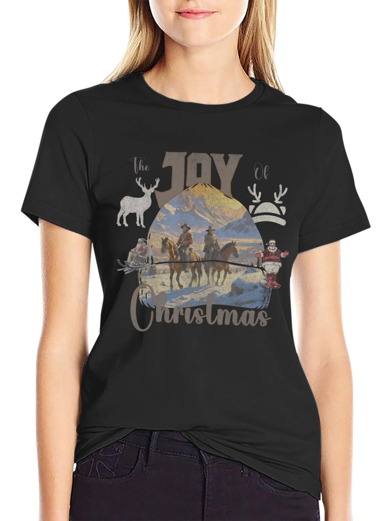 Joy of Christmas Cowboy T-Shirt