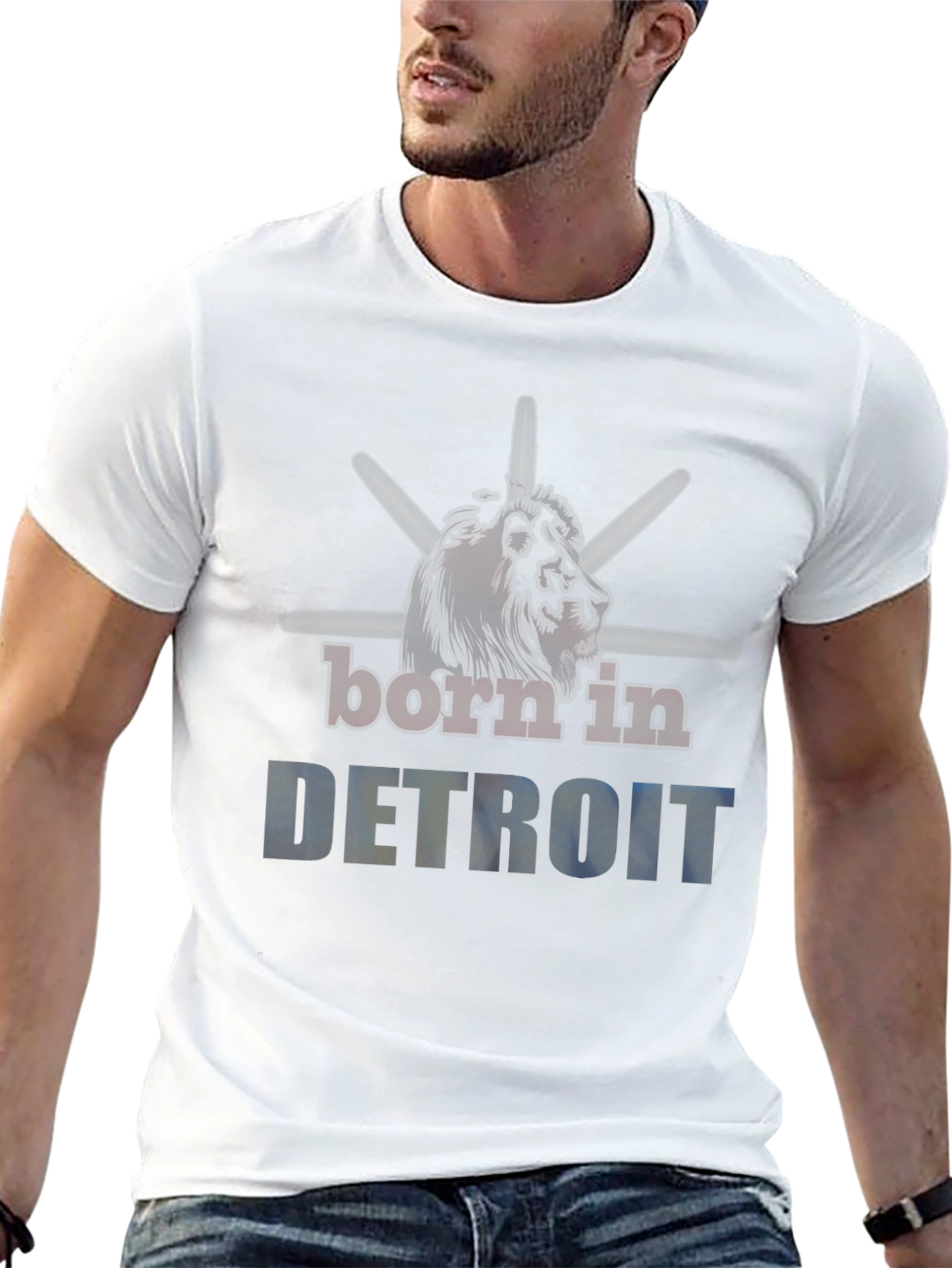 Born in Detroit Graphic T-Shirt