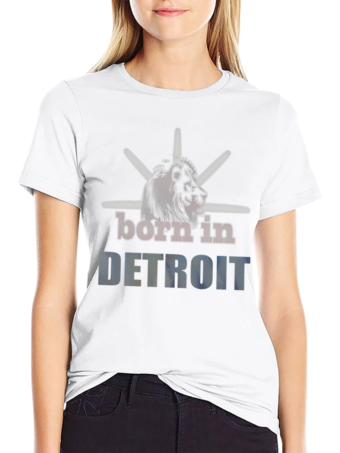 Born in Detroit Graphic T-Shirt