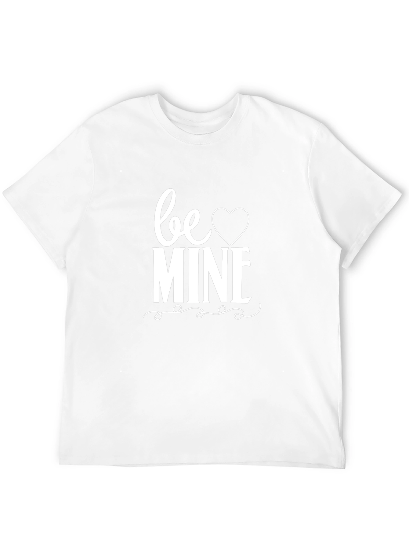Be Mine Graphic Tee - Valentines Day Black T-Shirt