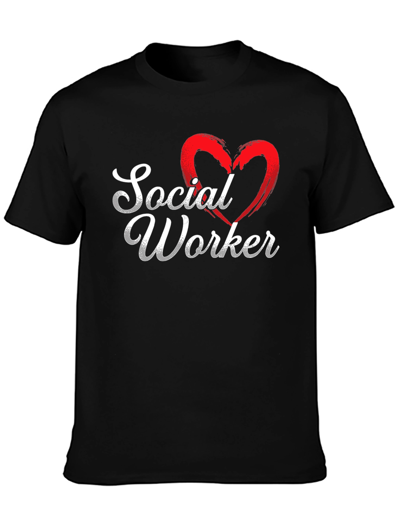 Social Worker Heart Graphic Tee