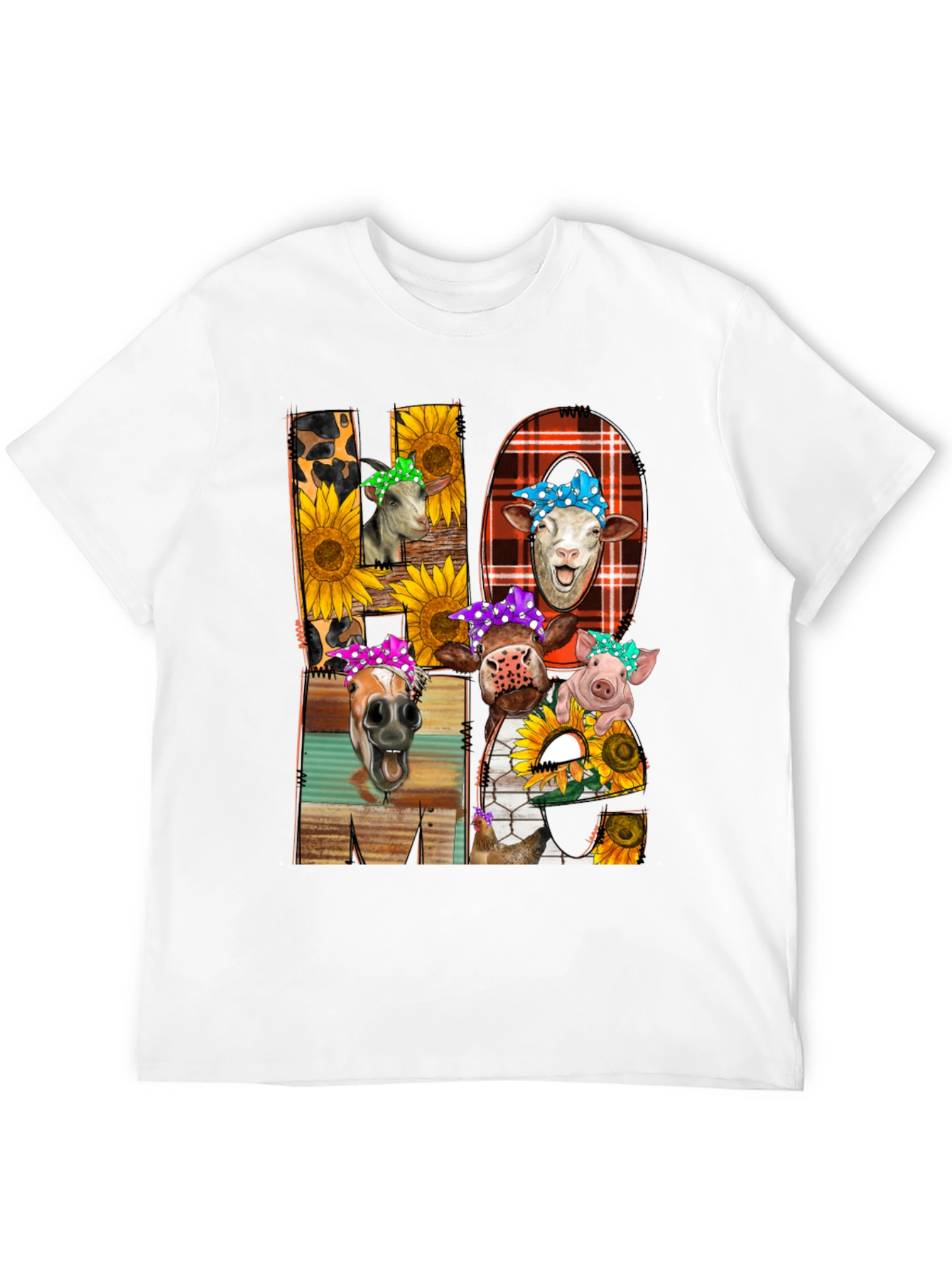 Farm Animal Mama T-Shirt - Cute Graphic Tee