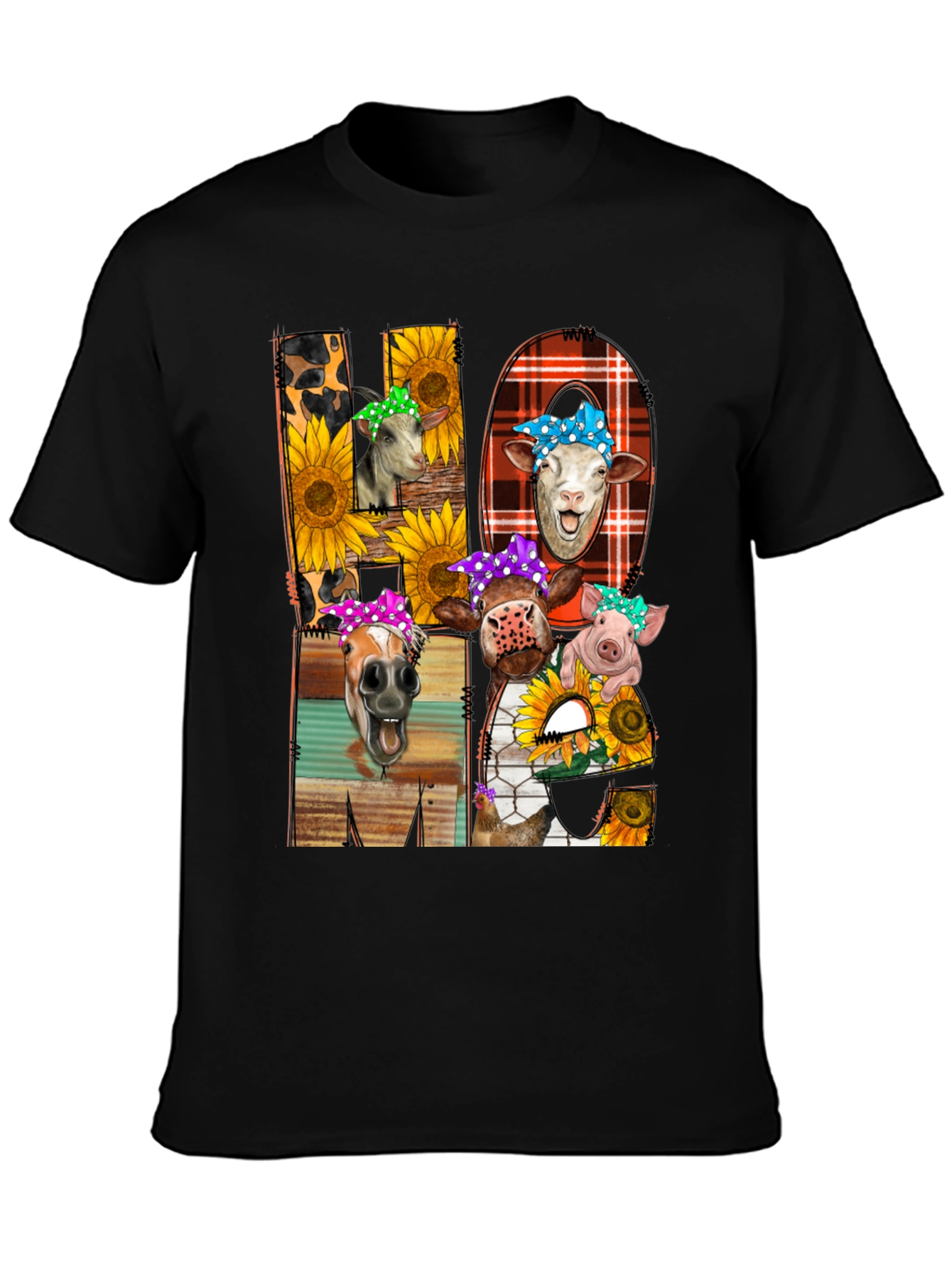 Farm Animal Mama T-Shirt - Cute Graphic Tee