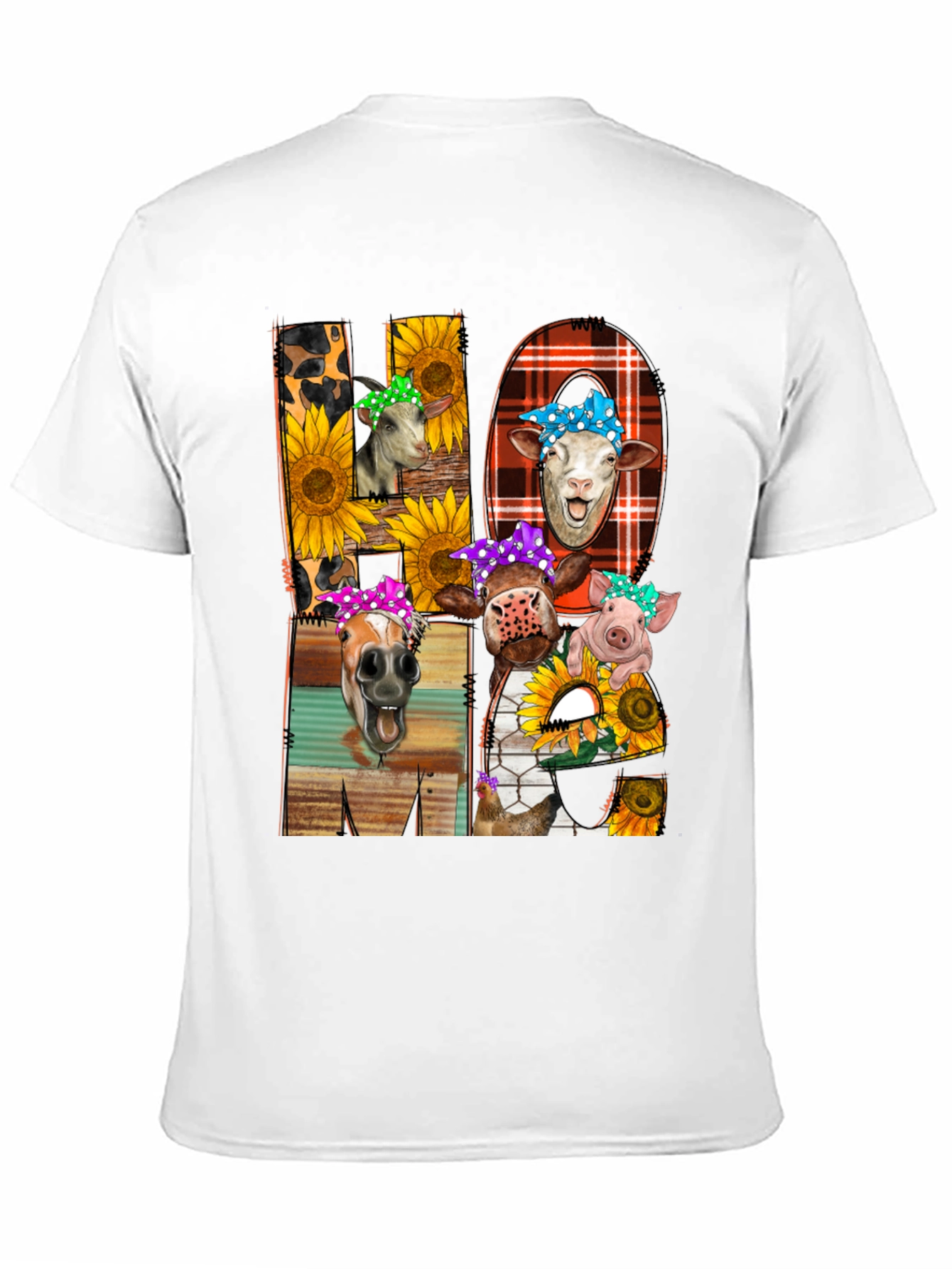 Farm Animal Mama T-Shirt - Cute Graphic Tee
