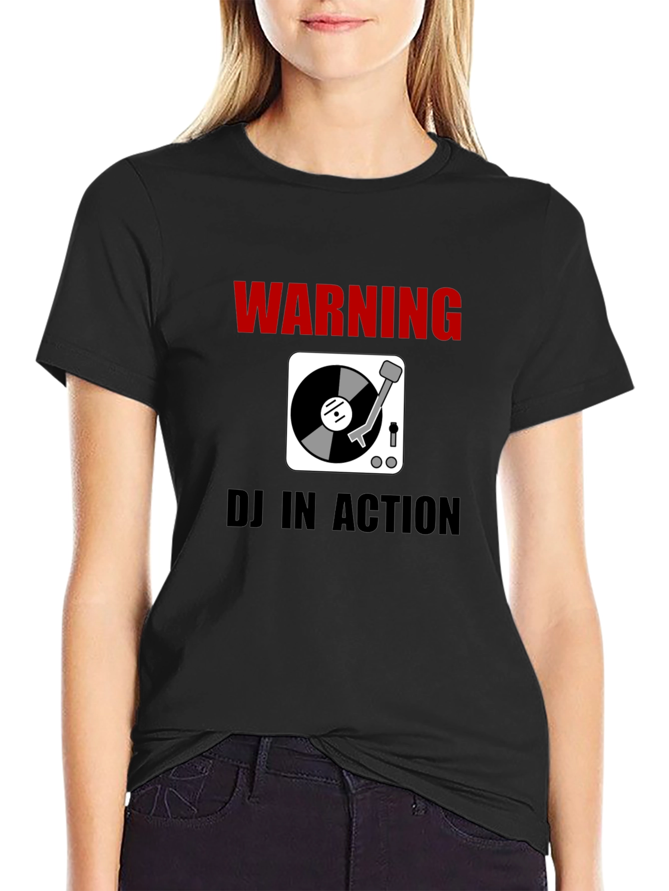 Warning DJ In Action T-Shirt