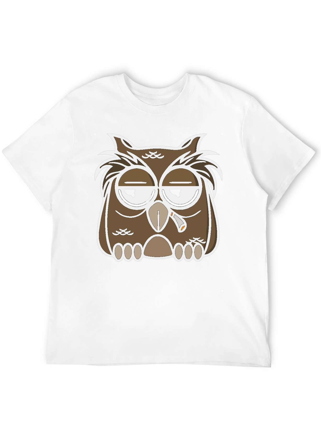 Owl Graphic T-Shirt - Relaxed Stoner Design