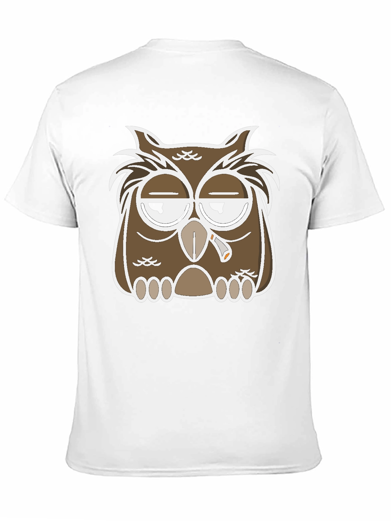 Owl Graphic T-Shirt - Relaxed Stoner Design