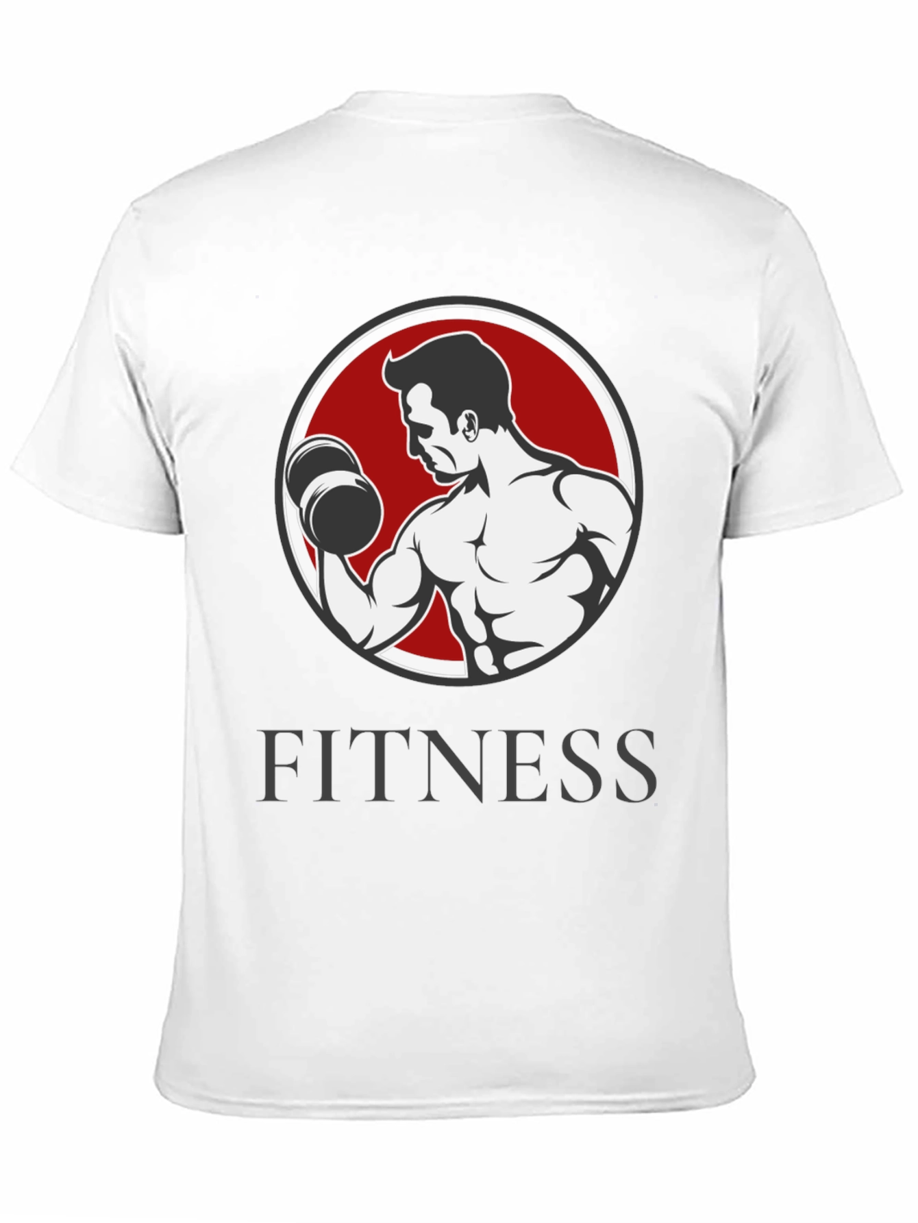 Fitness Graphic T-Shirt - Bodybuilder Design