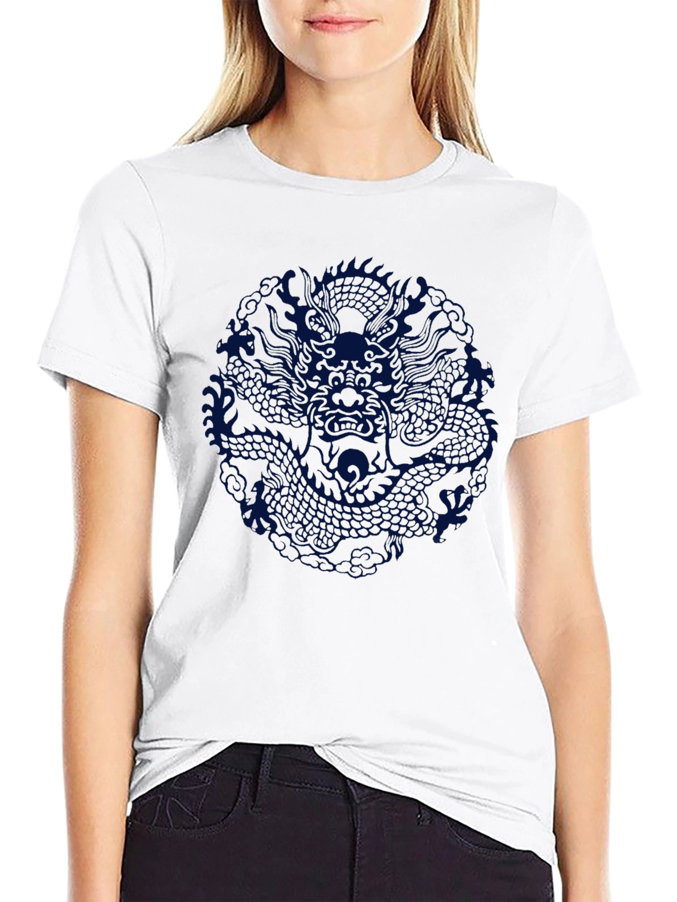 Dragon Graphic Black Tee