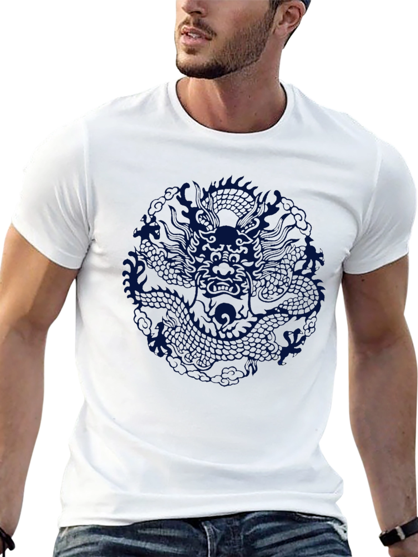 Dragon Graphic Black Tee