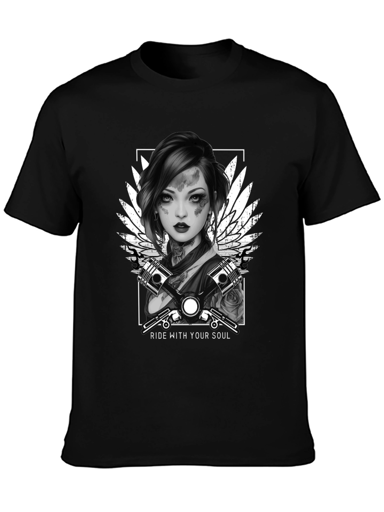 Ride With Your Soul Biker T-Shirt