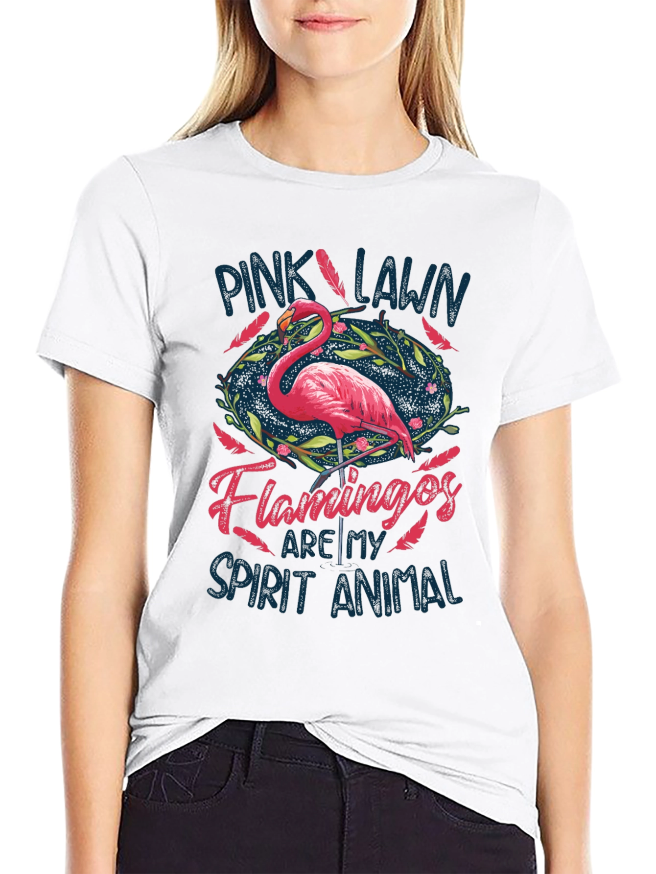 Pink Lawn Flamingos T-Shirt