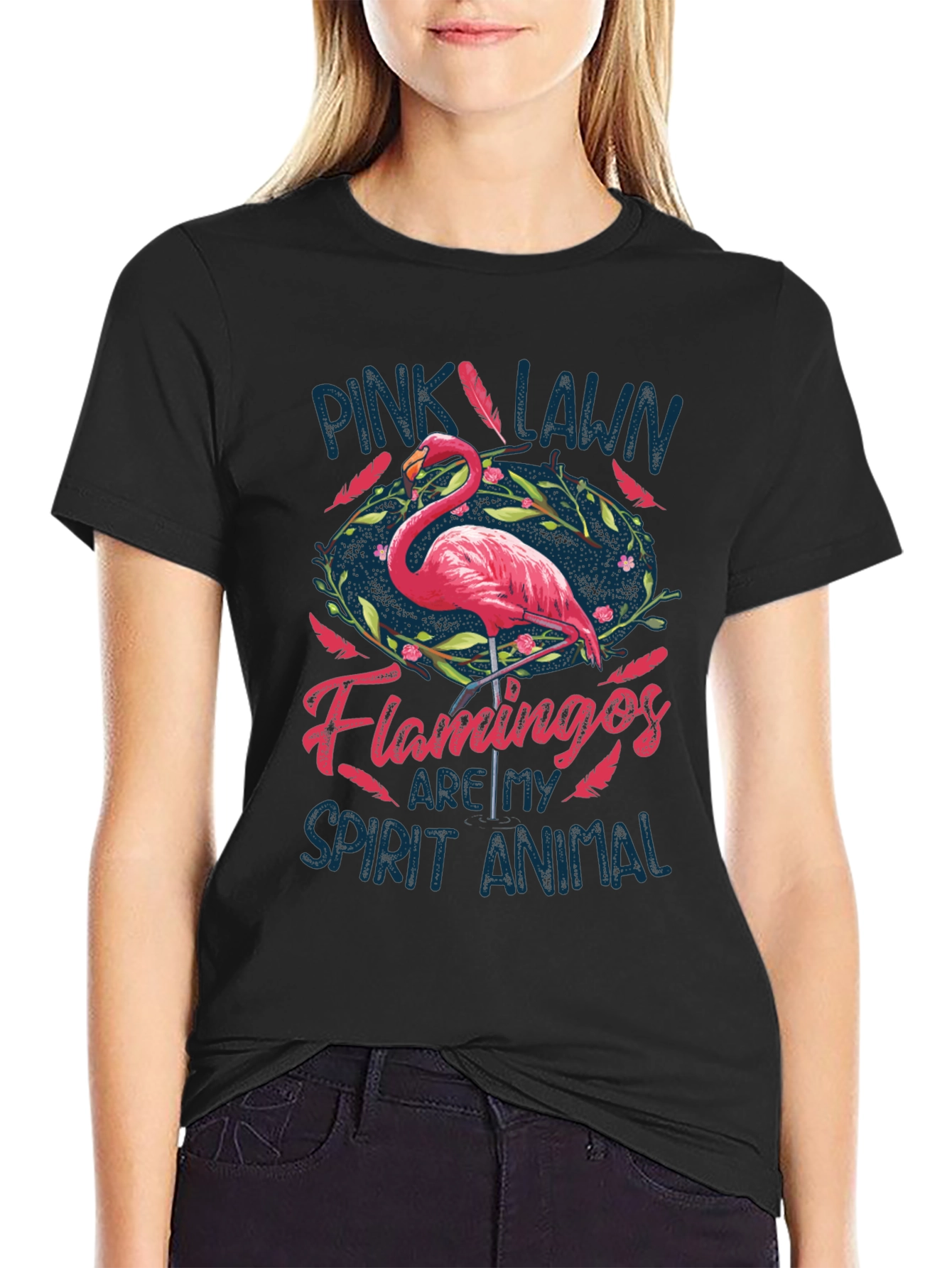Pink Lawn Flamingos T-Shirt