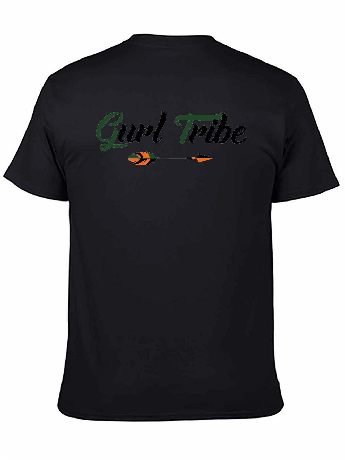 Gurl Tribe Arrow Graphic T-Shirt - Black