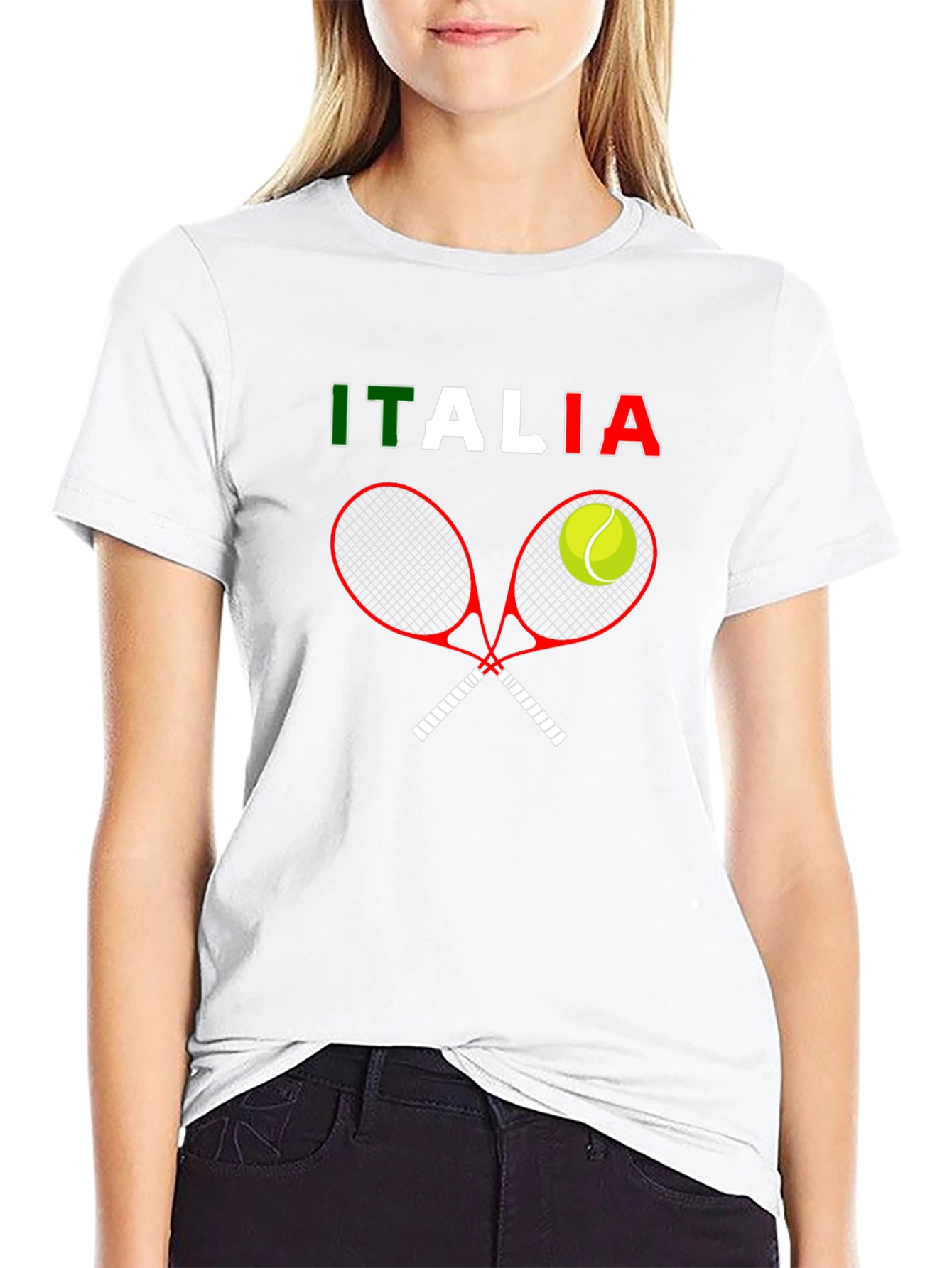 Italia Tennis T-Shirt - Fun Graphic Tee