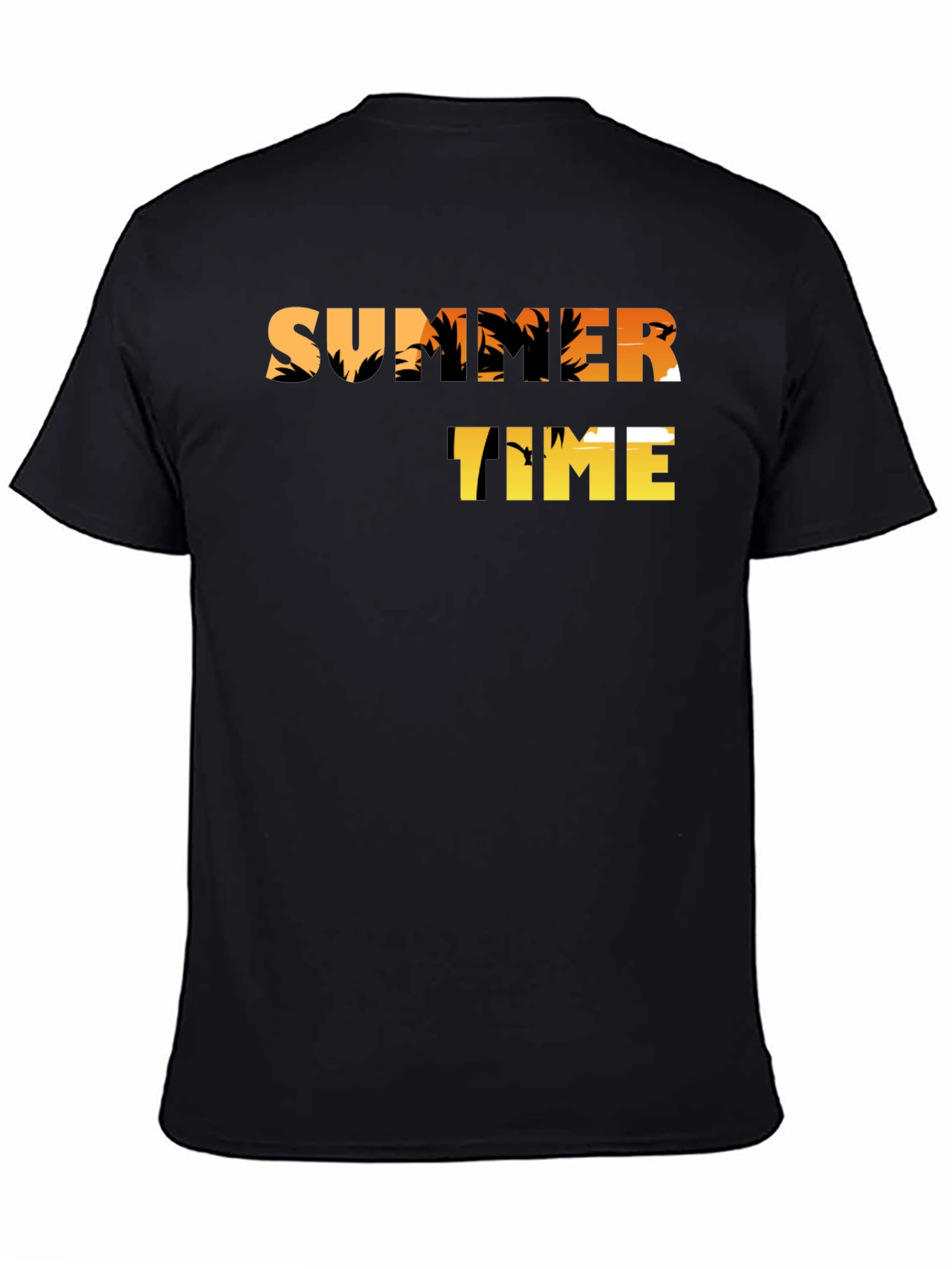 Summer Time Graphic Tee - Palm Tree Design