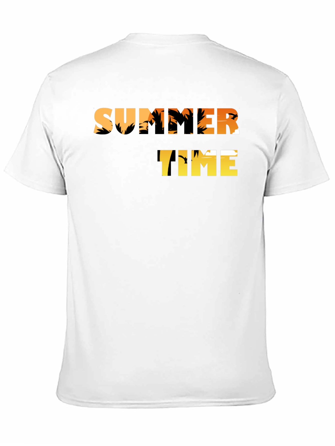 Summer Time Graphic Tee - Palm Tree Design