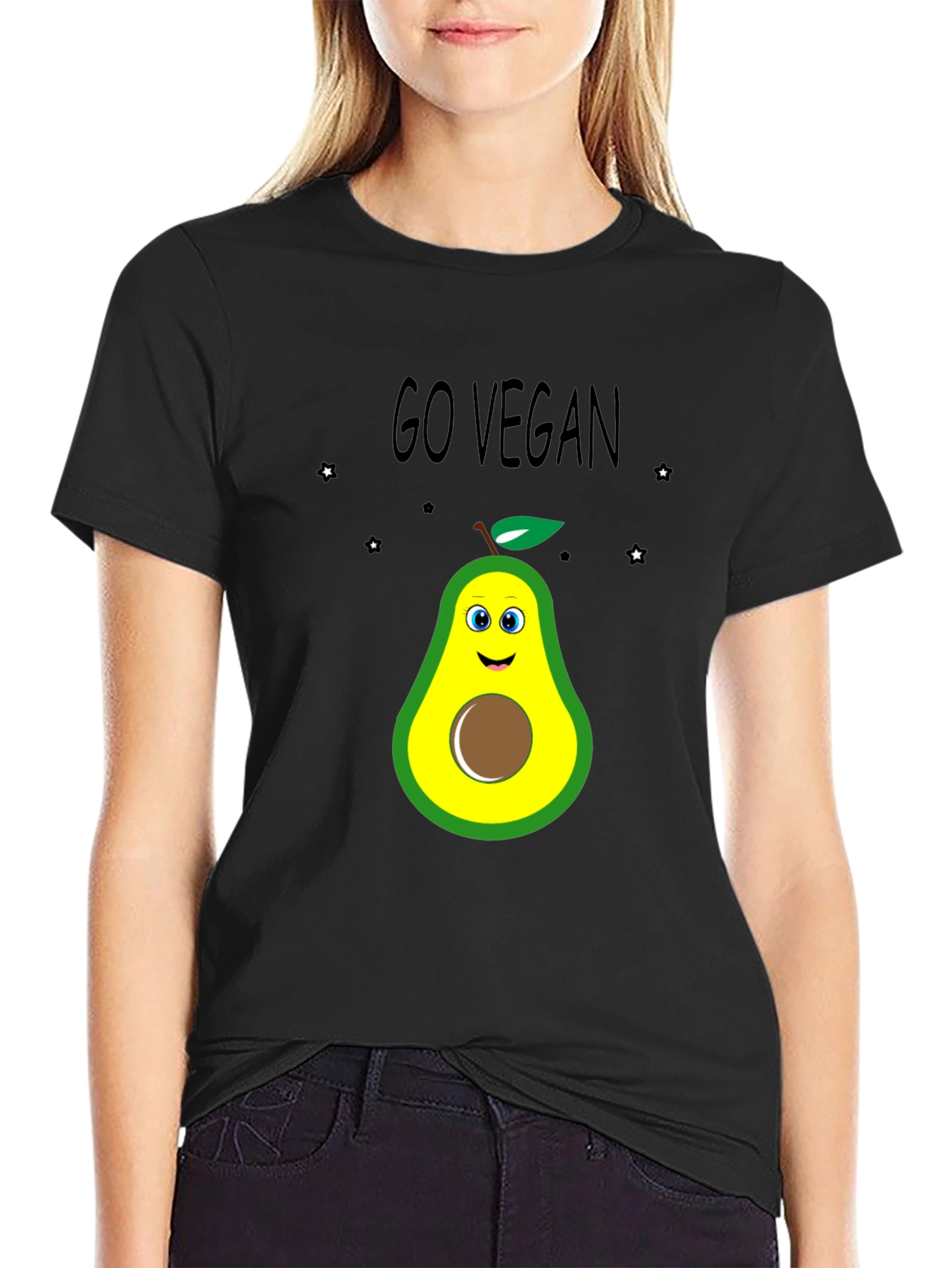 Go Vegan Avocado T-Shirt