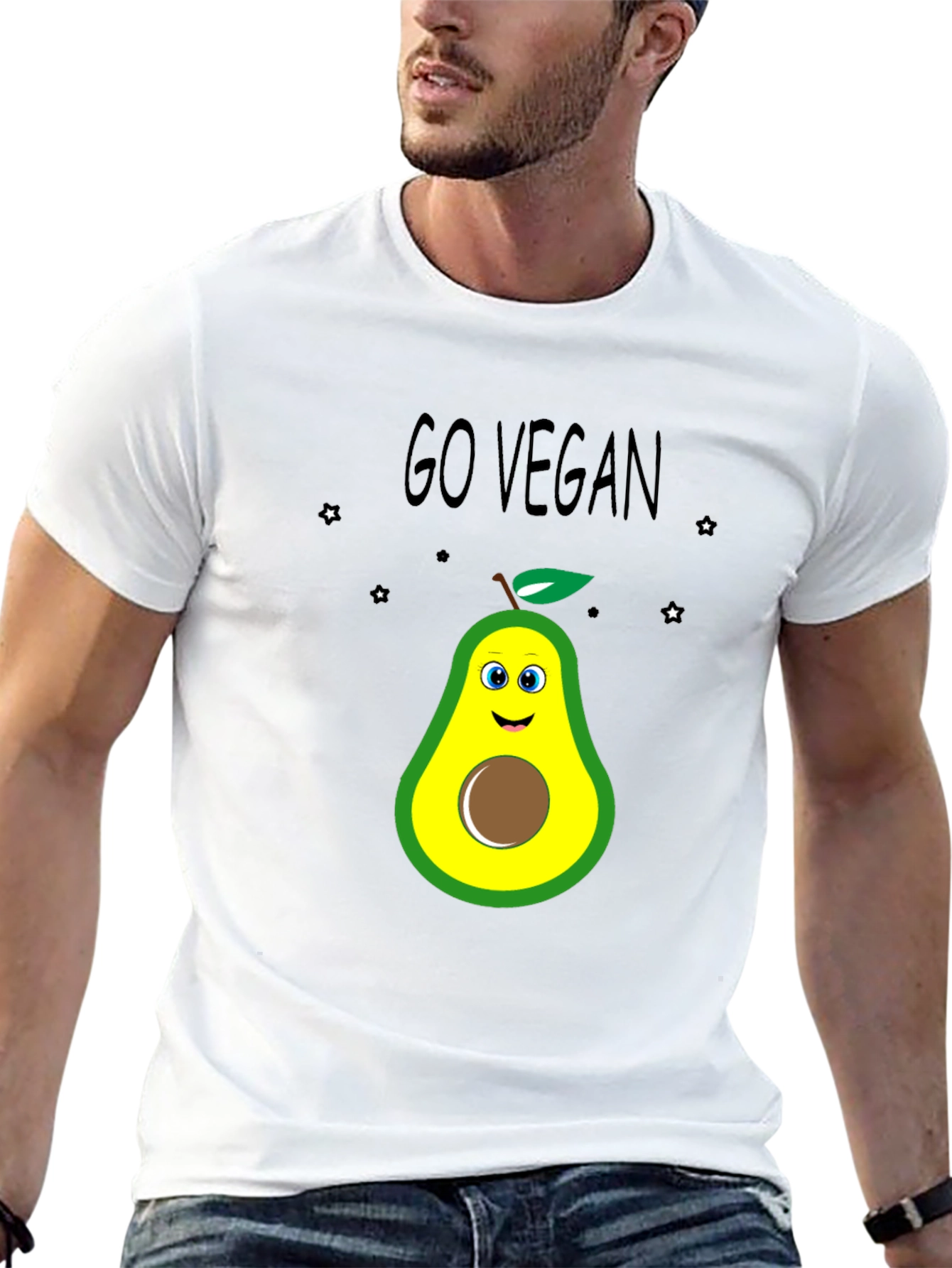 Go Vegan Avocado T-Shirt