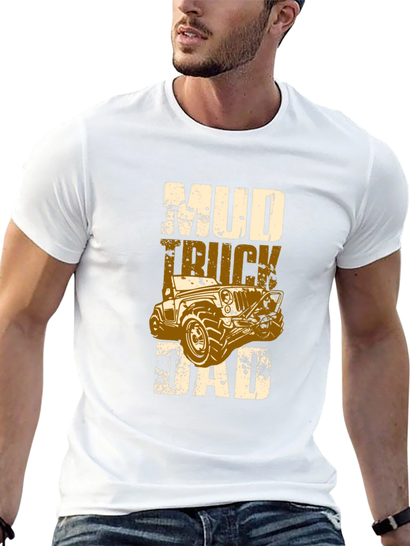 Mud Truck Dad T-Shirt - Off-Road Adventure Apparel