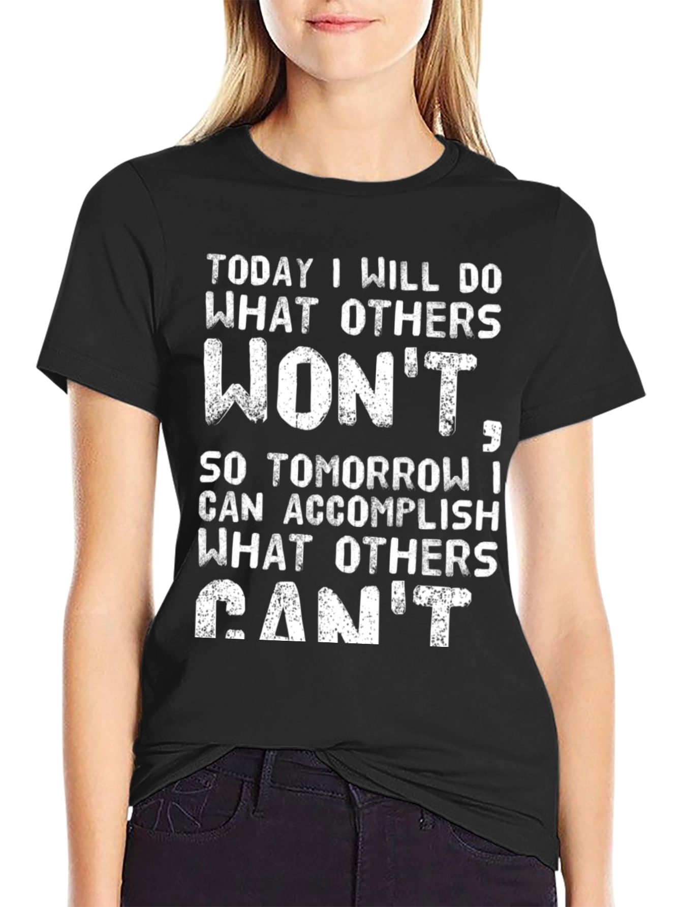 Motivational T-Shirt - Today I Will Do