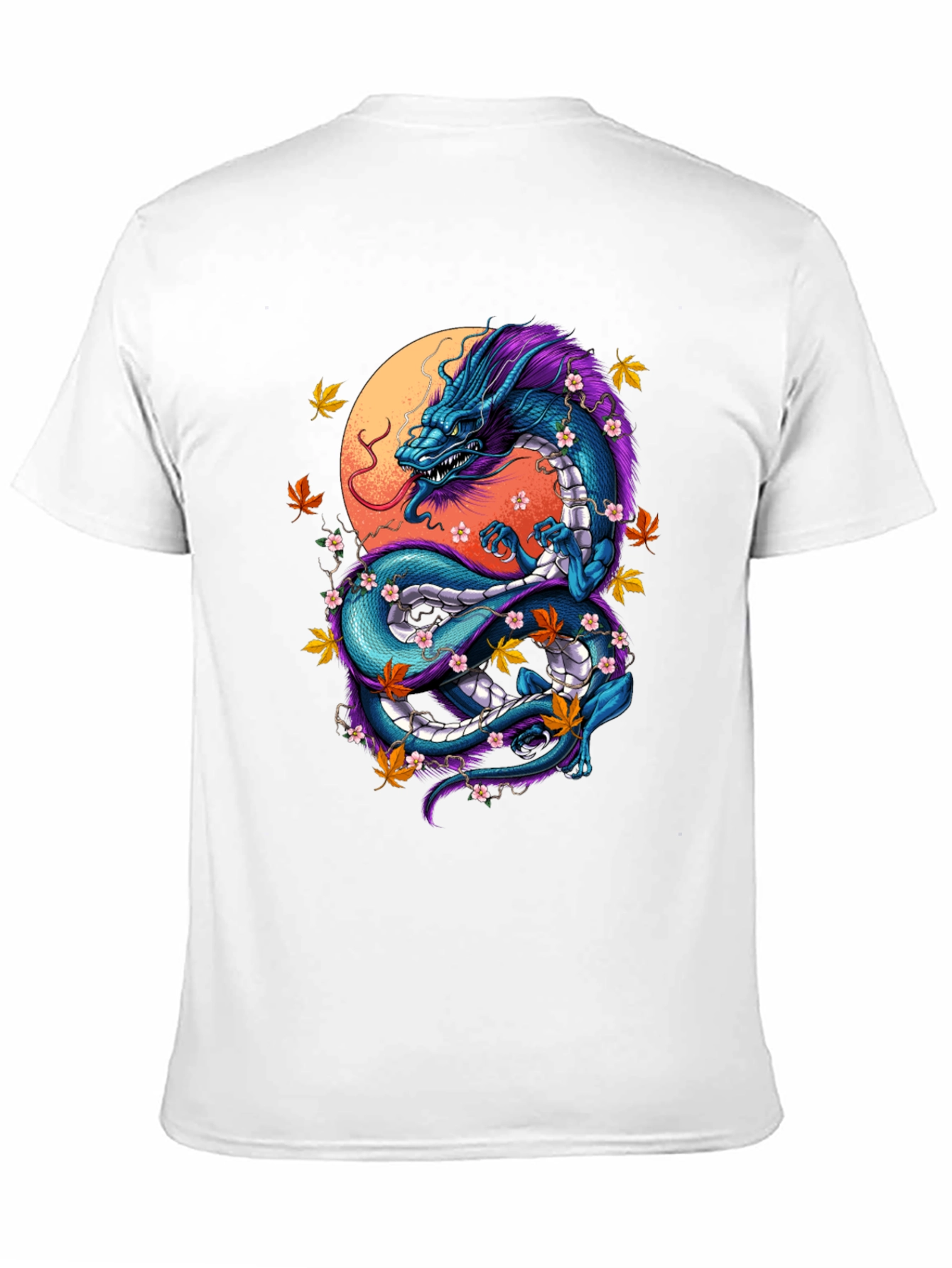 Dragon Graphic Tee - Artistic Black T-Shirt