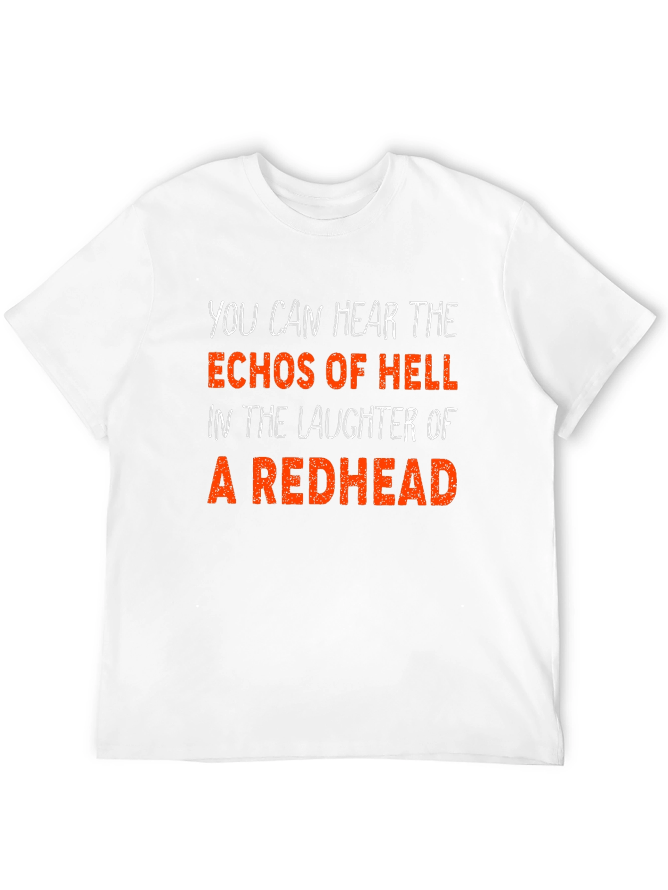 Redhead Laughter Black Graphic Tee