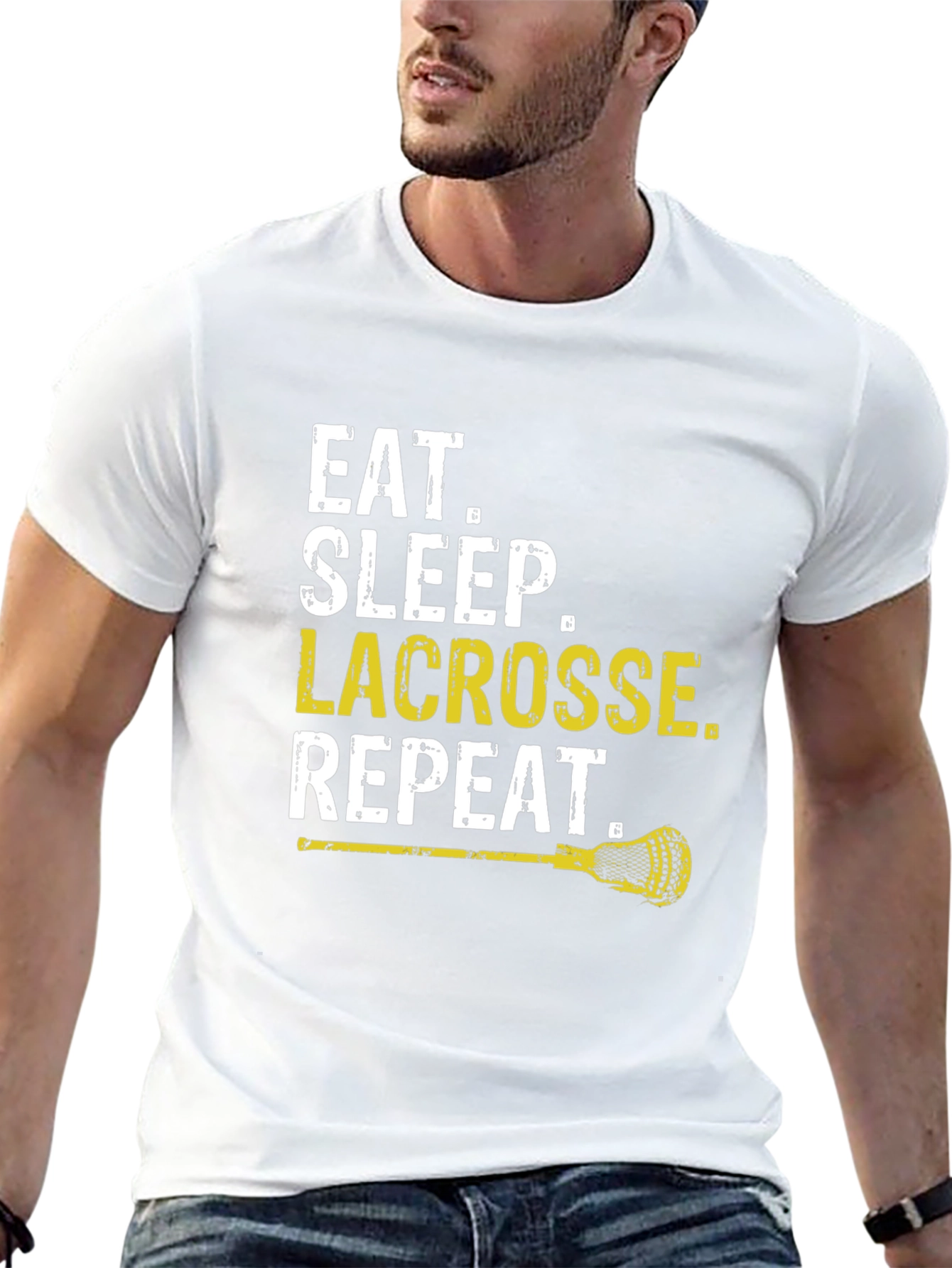 Eat Sleep Lacrosse Repeat T-Shirt