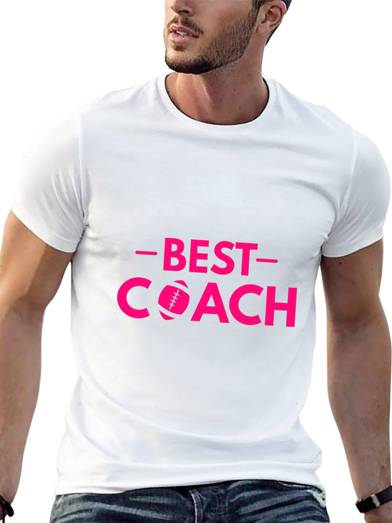Best Coach T-Shirt - Football Design