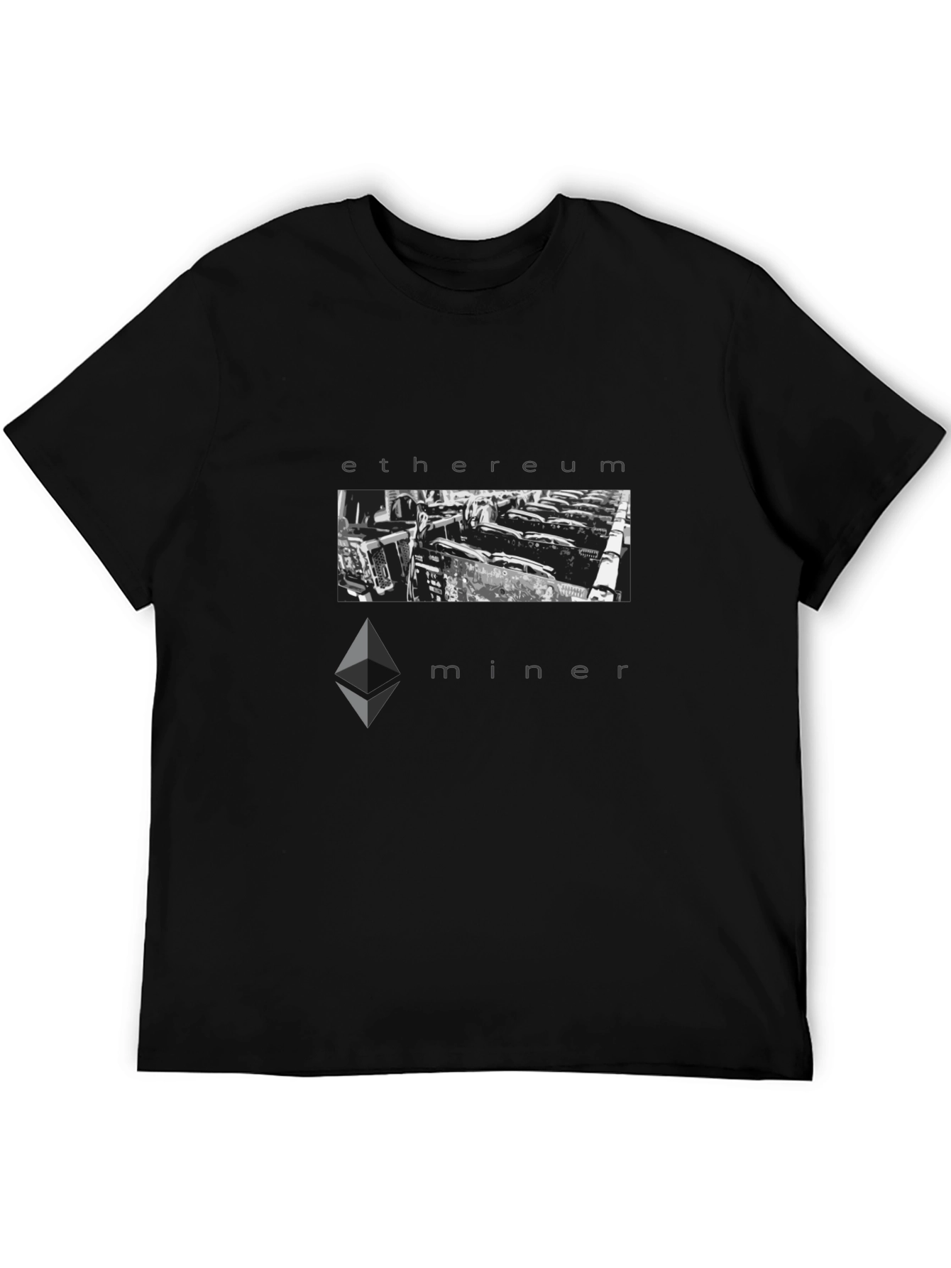 Ethereum Miner Graphic Tee - Crypto Fan Apparel