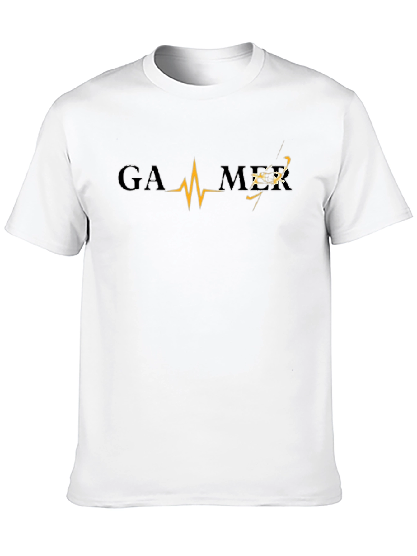 Gamer Heartbeat T-Shirt - Black Gaming Tee