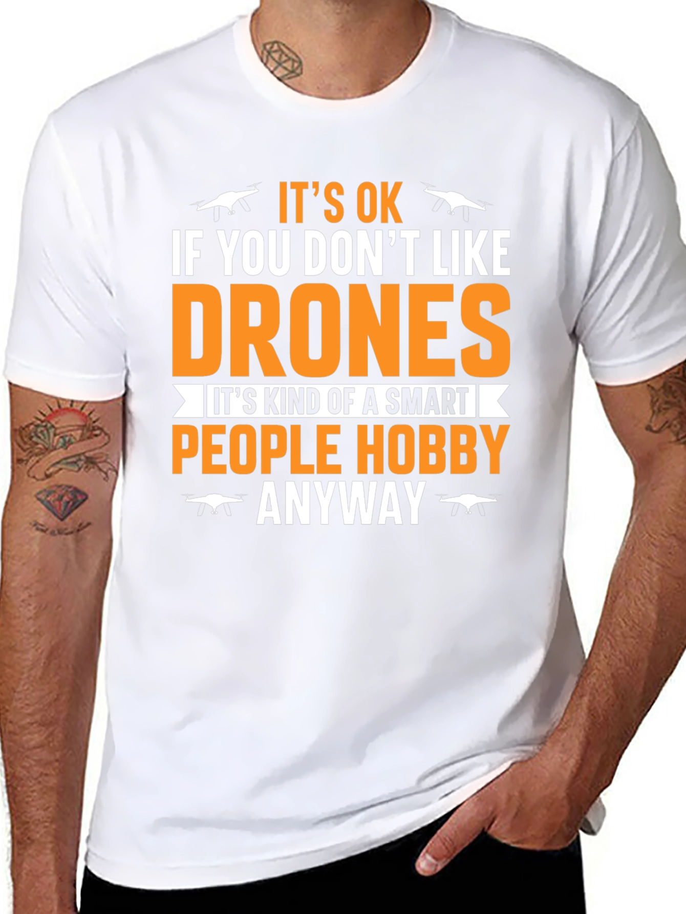 Funny Drone Hobby T-Shirt for Smart People