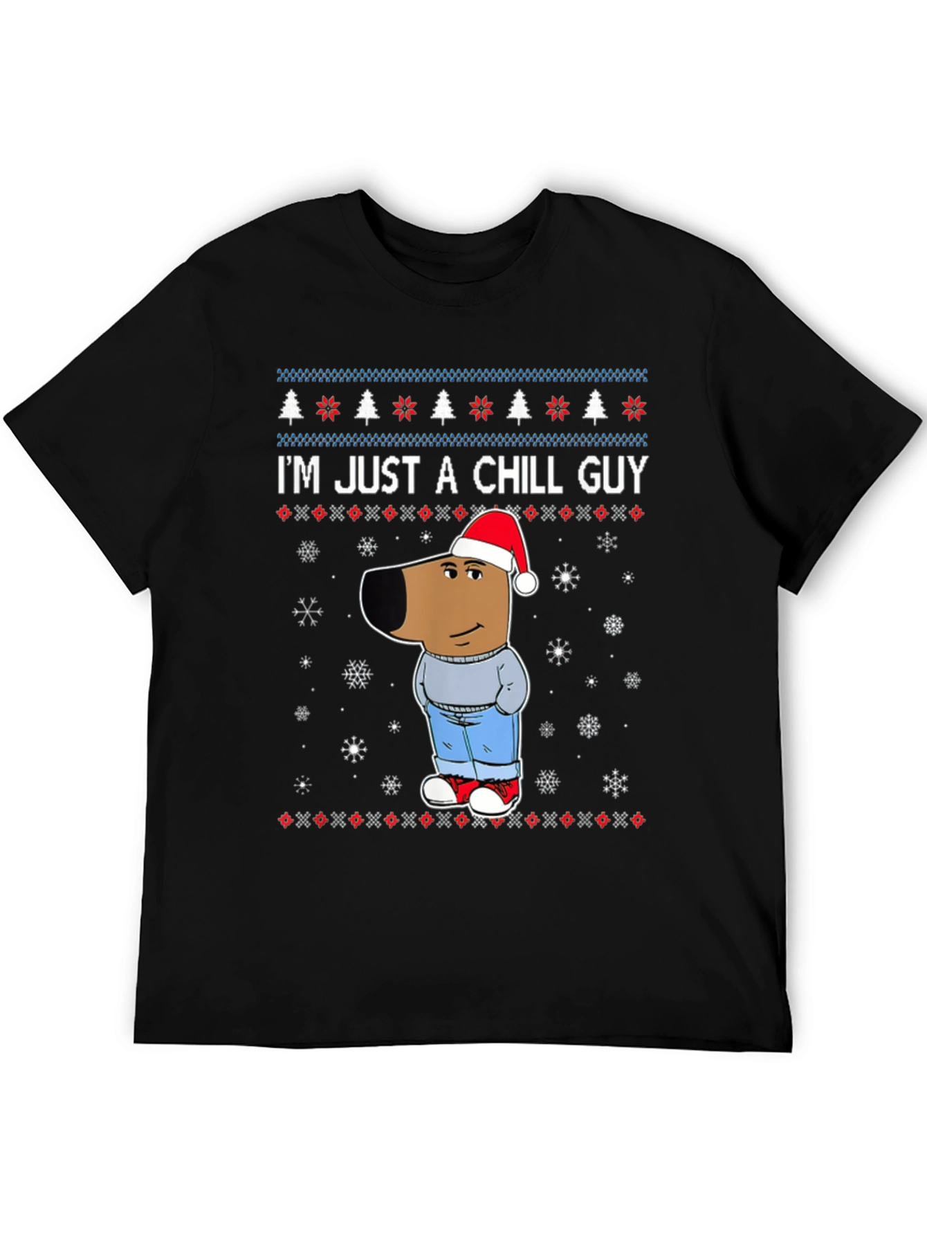 Chill Guy Christmas T-Shirt