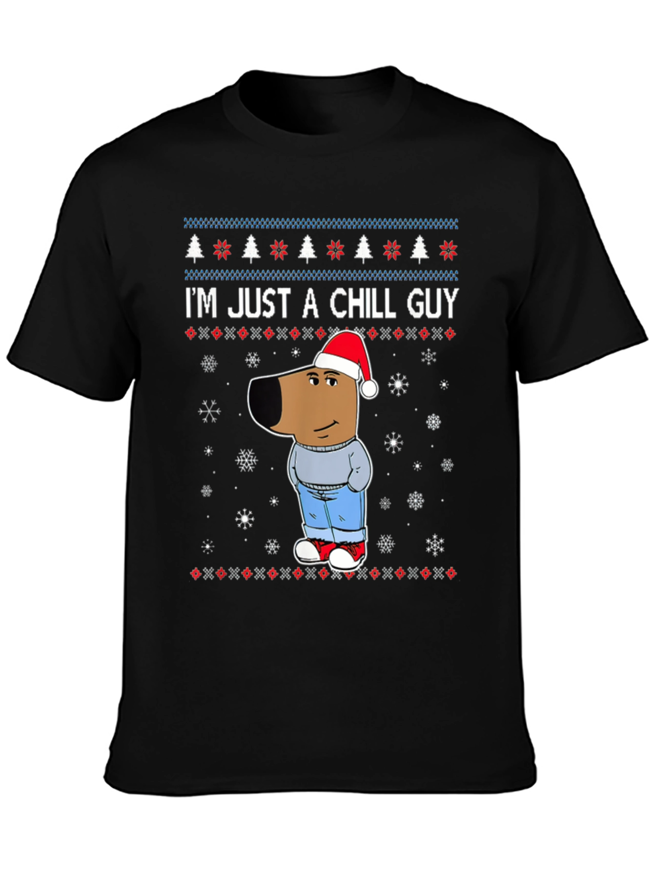 Chill Guy Christmas T-Shirt