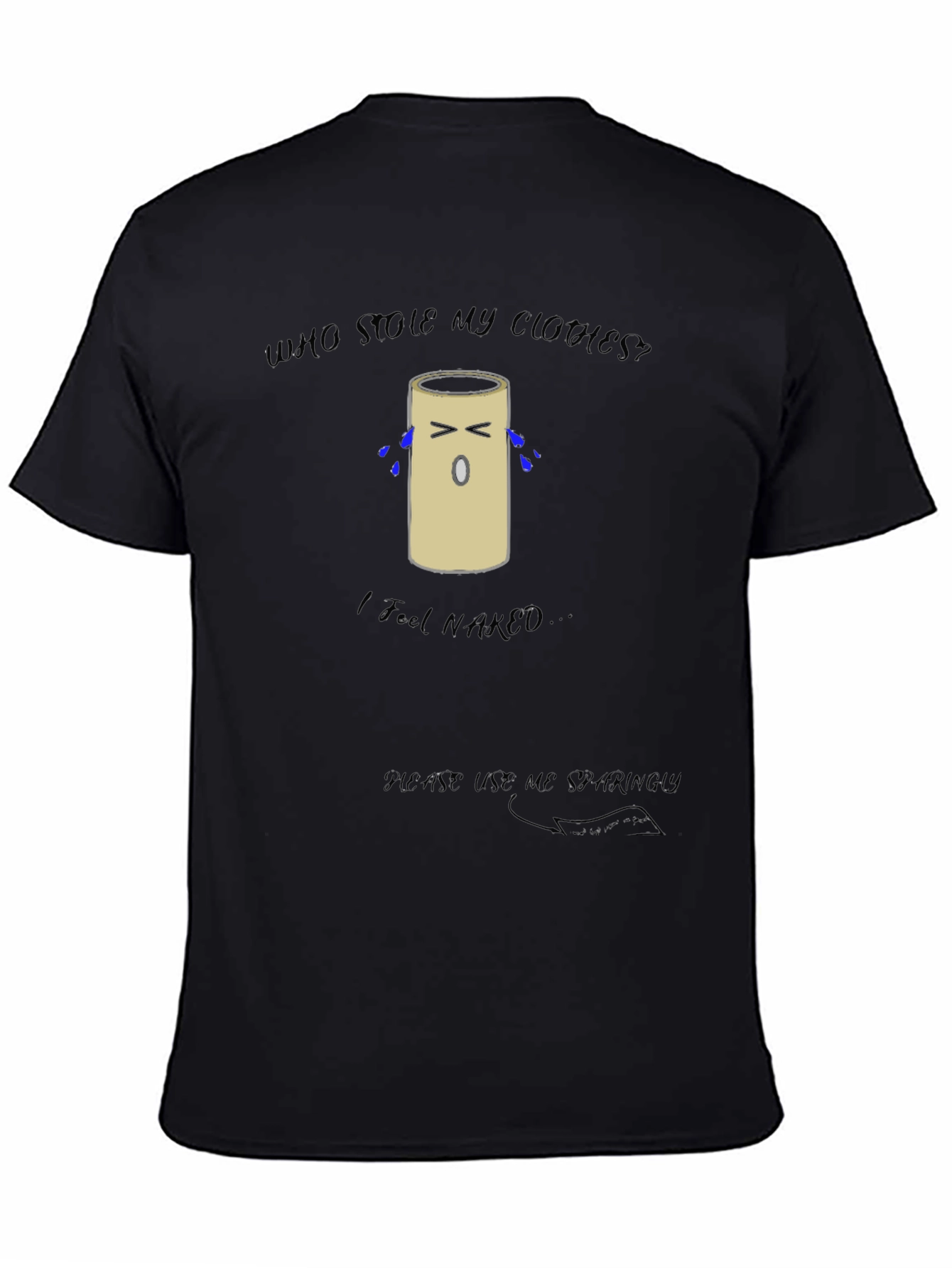 Humorous Toilet Paper Roll T-Shirt
