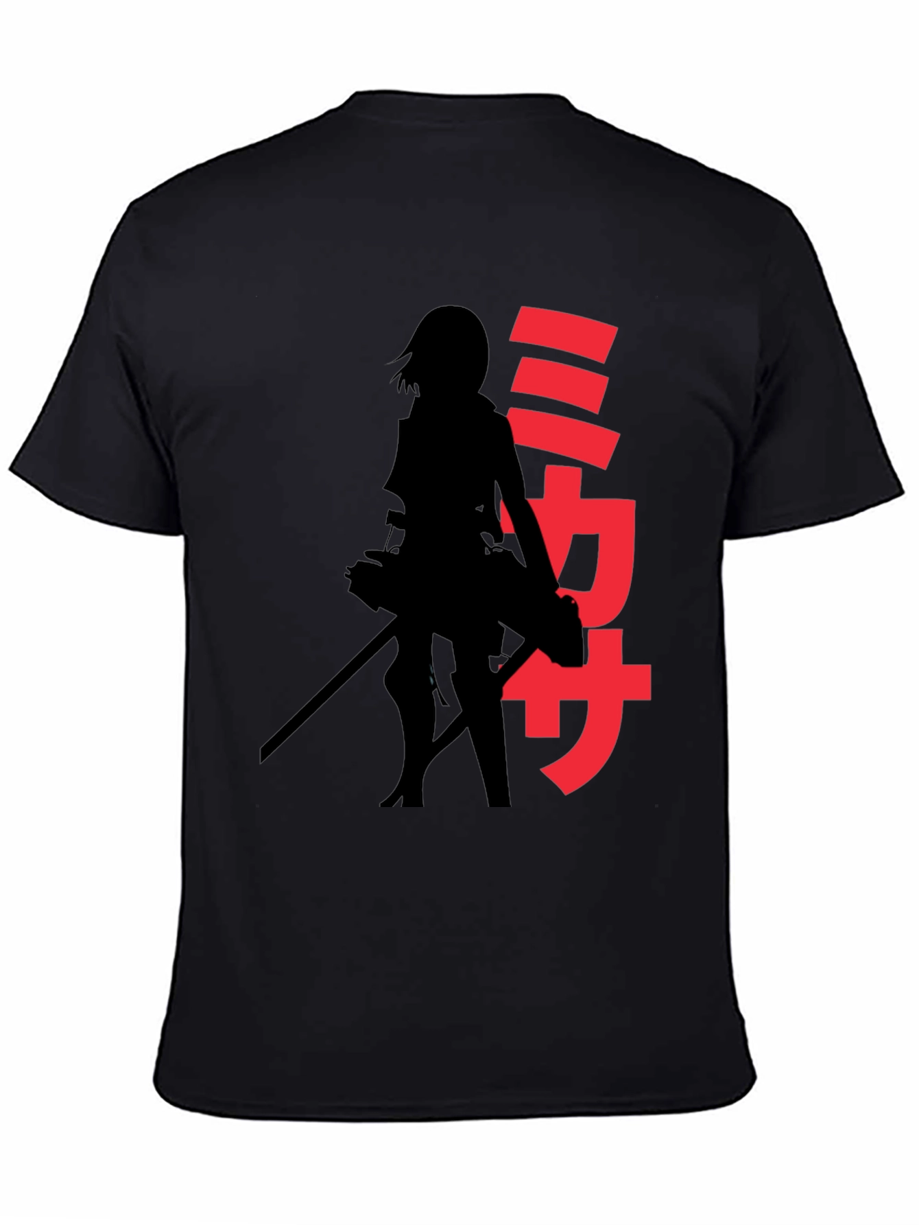 Anime Silhouette Graphic T-Shirt