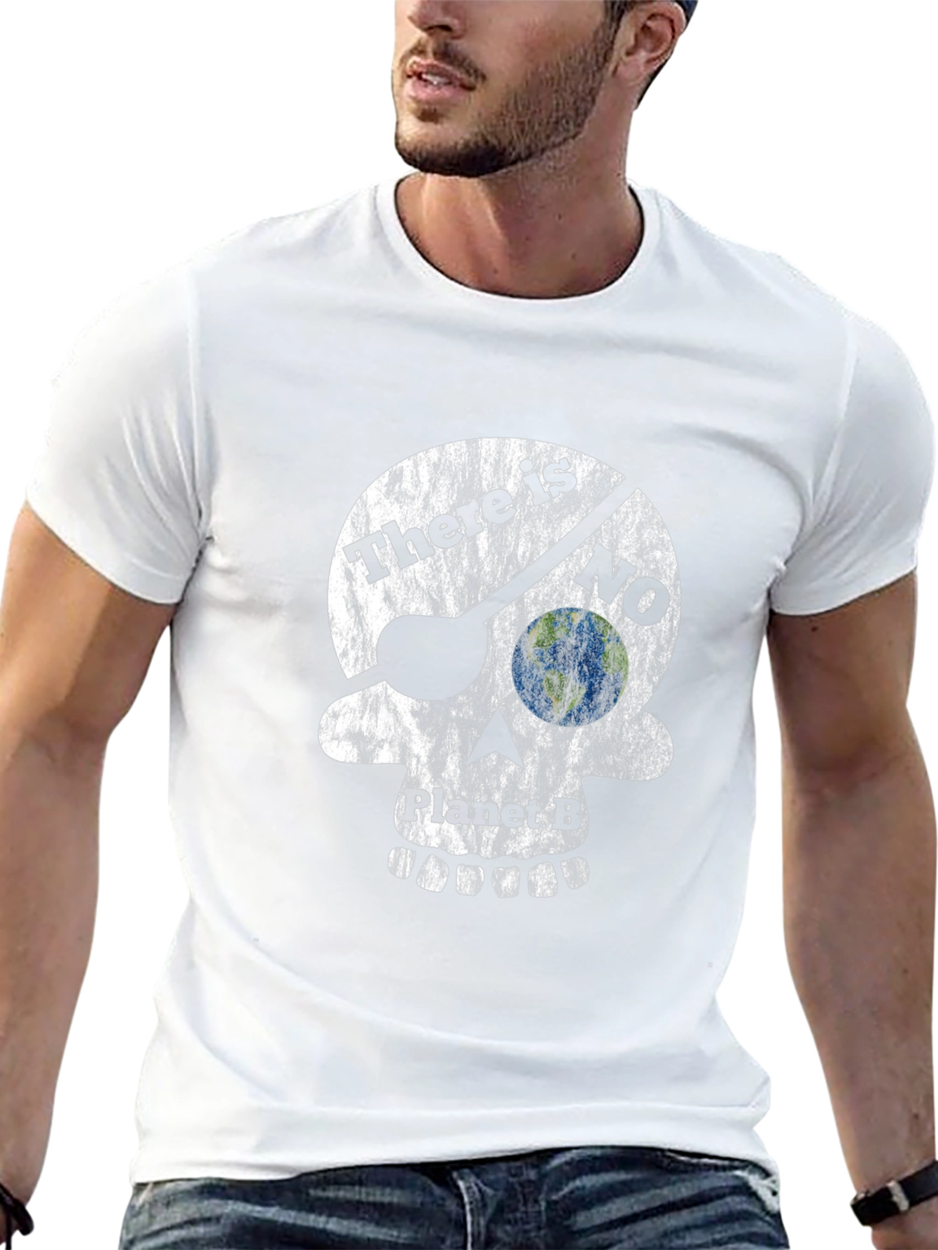 Eco Skull T-Shirt: There Is No Planet B