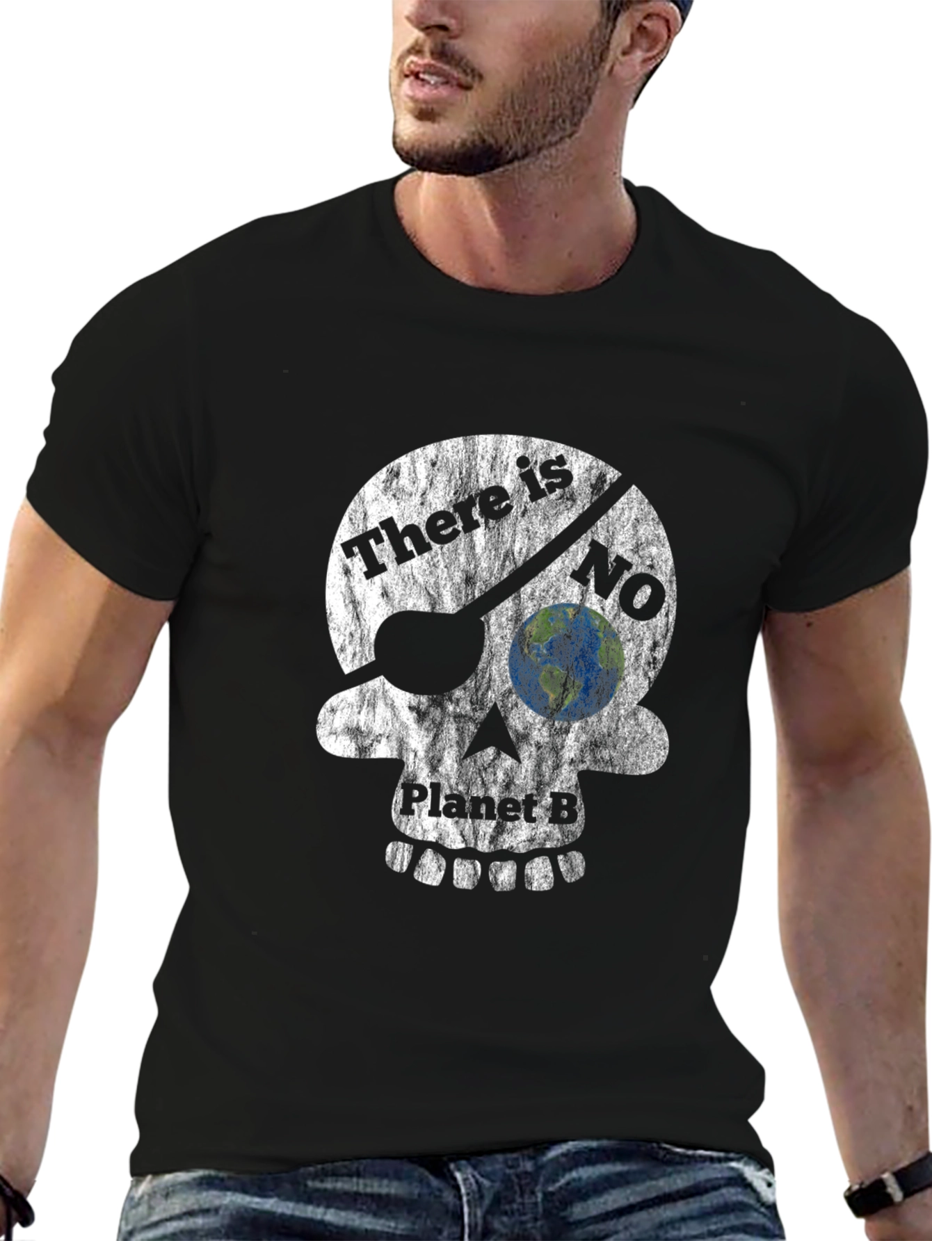 Eco Skull T-Shirt: There Is No Planet B