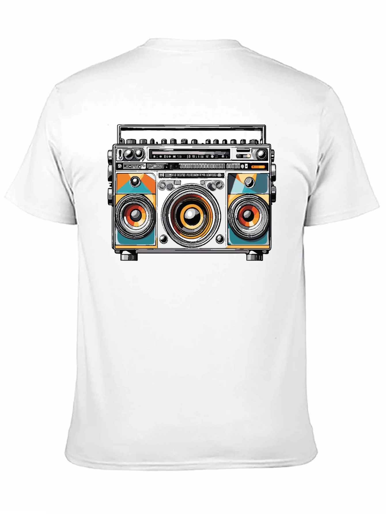 Retro Boombox Graphic T-Shirt