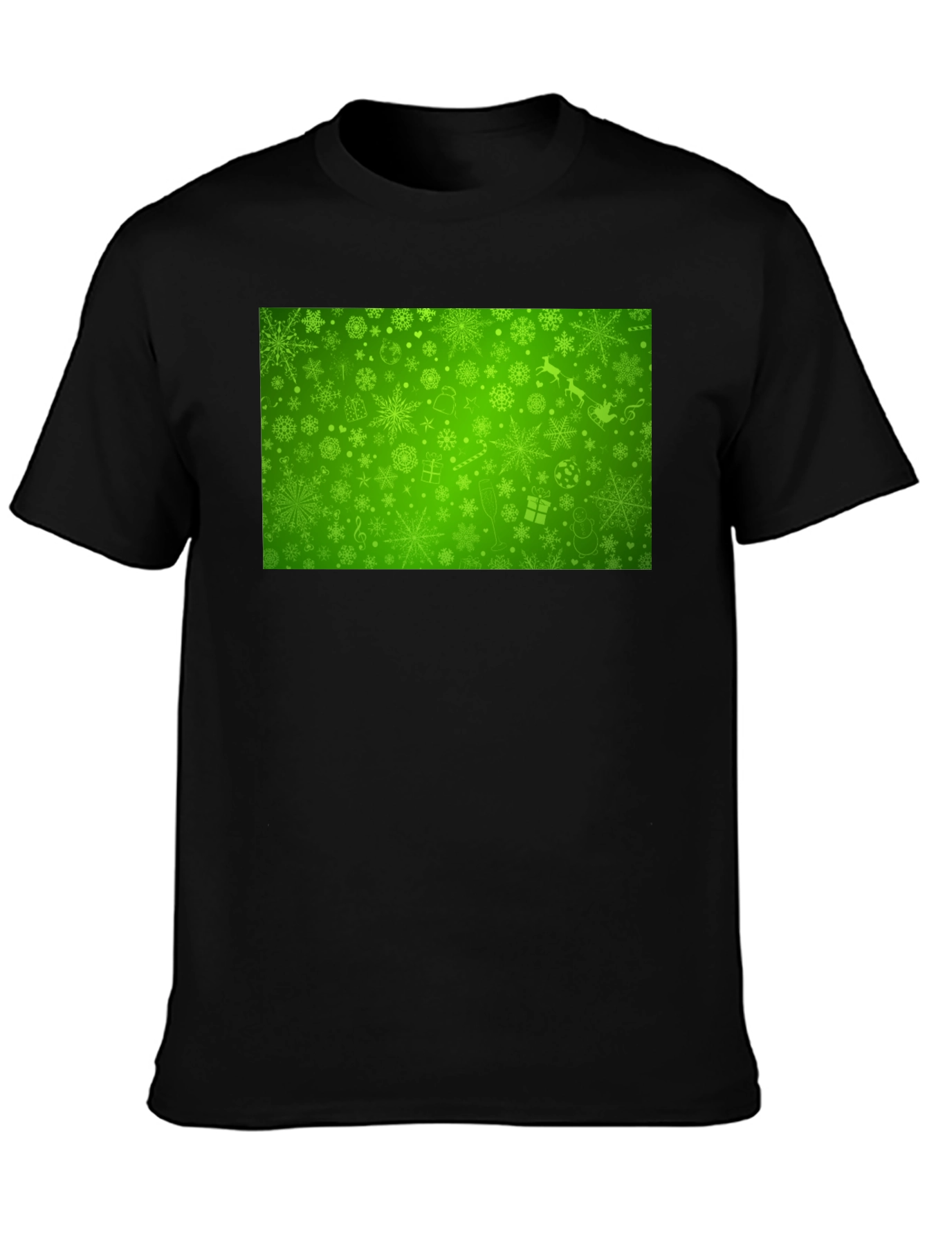 Festive Green Christmas T-Shirt