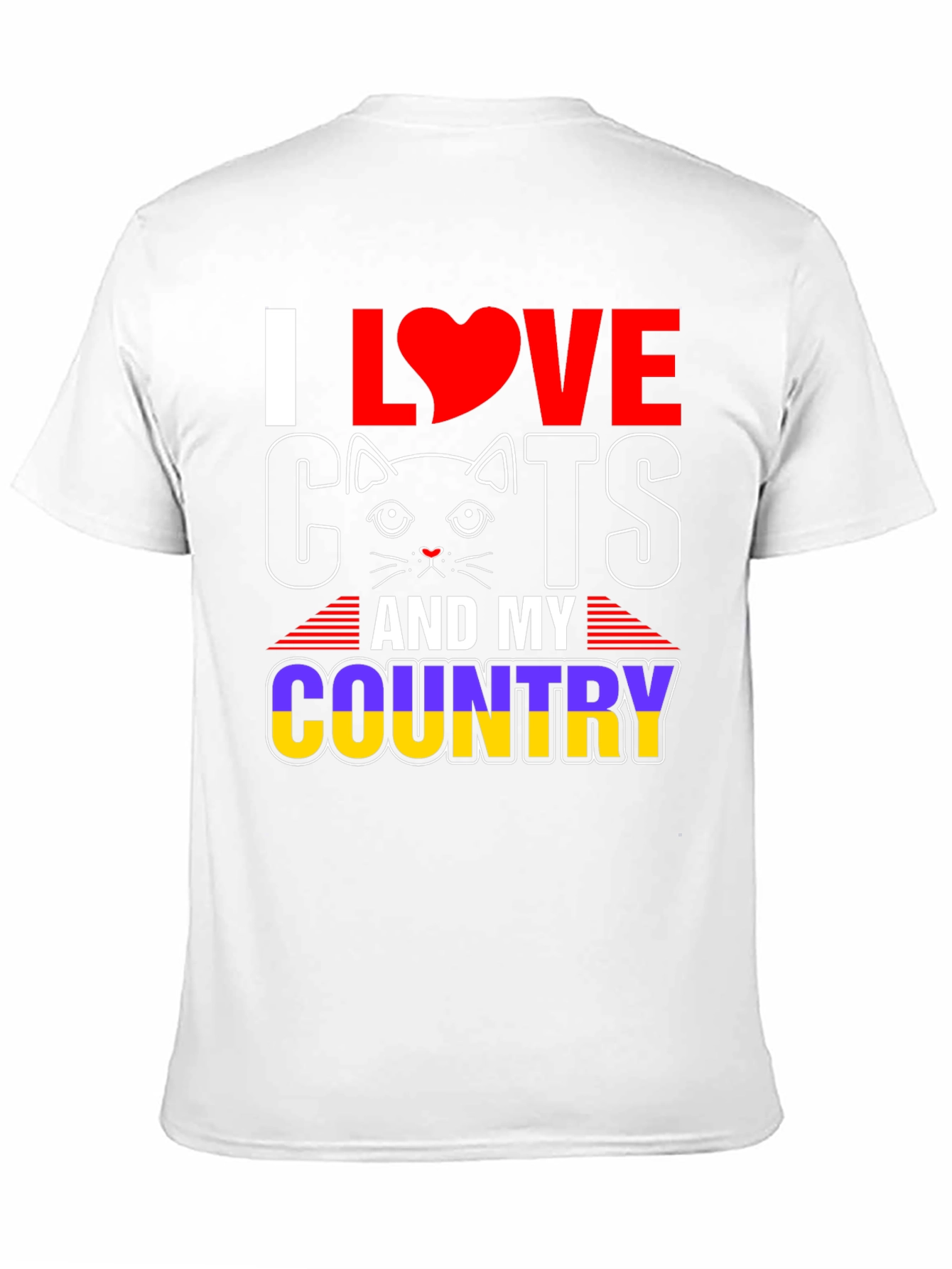 I Love Cats & My Country T-Shirt