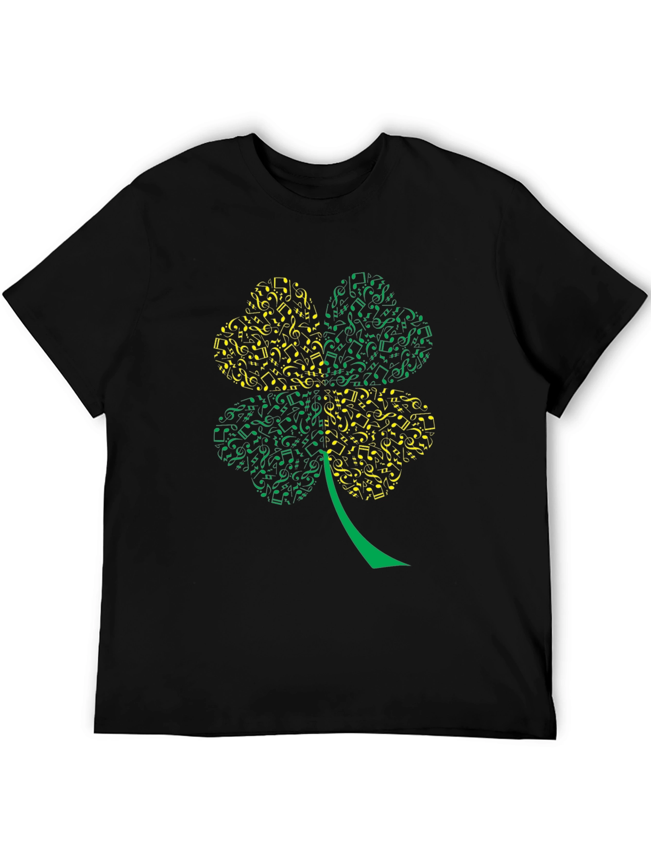 Musical Shamrock Graphic T-Shirt