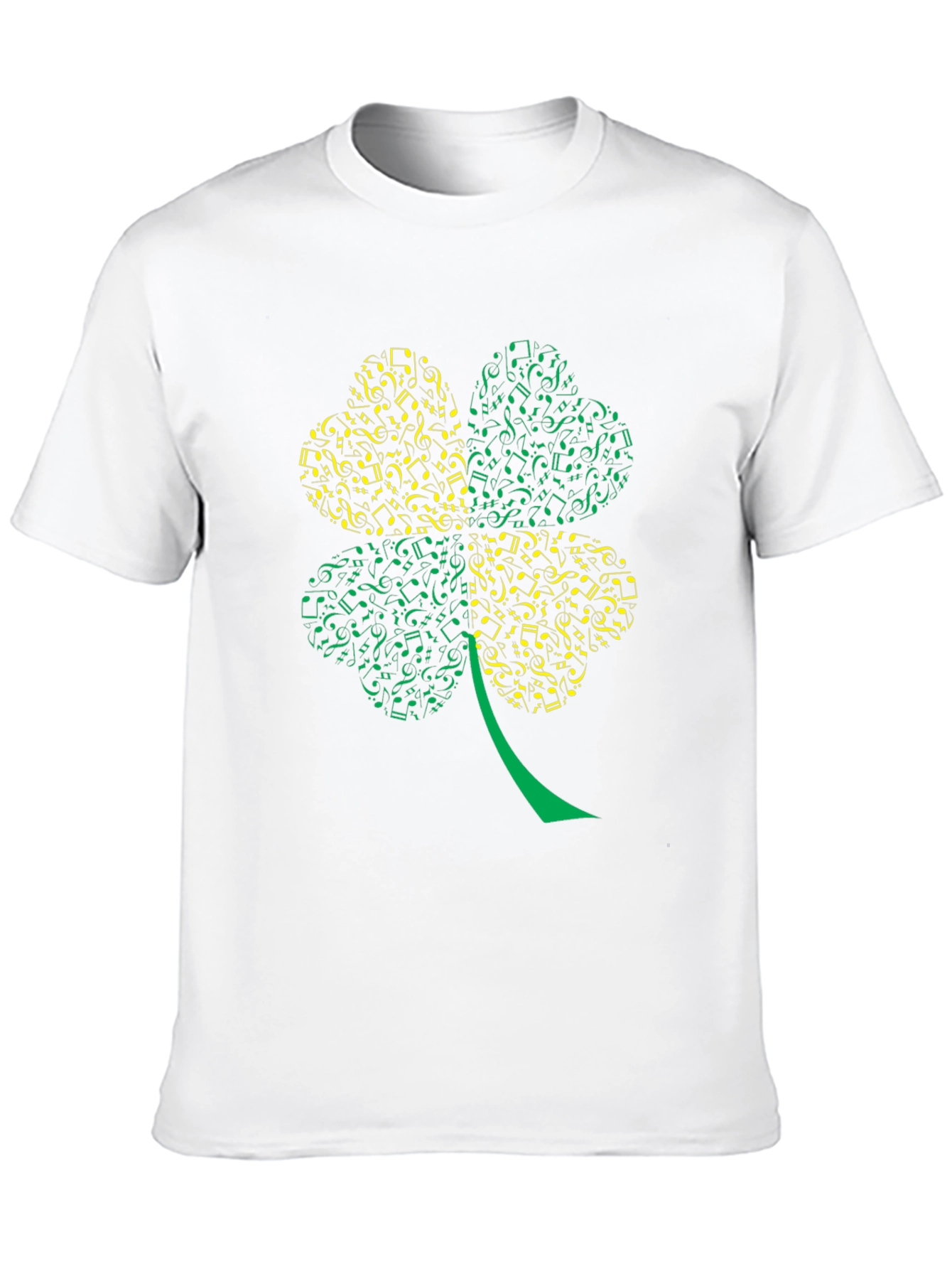 Musical Shamrock Graphic T-Shirt
