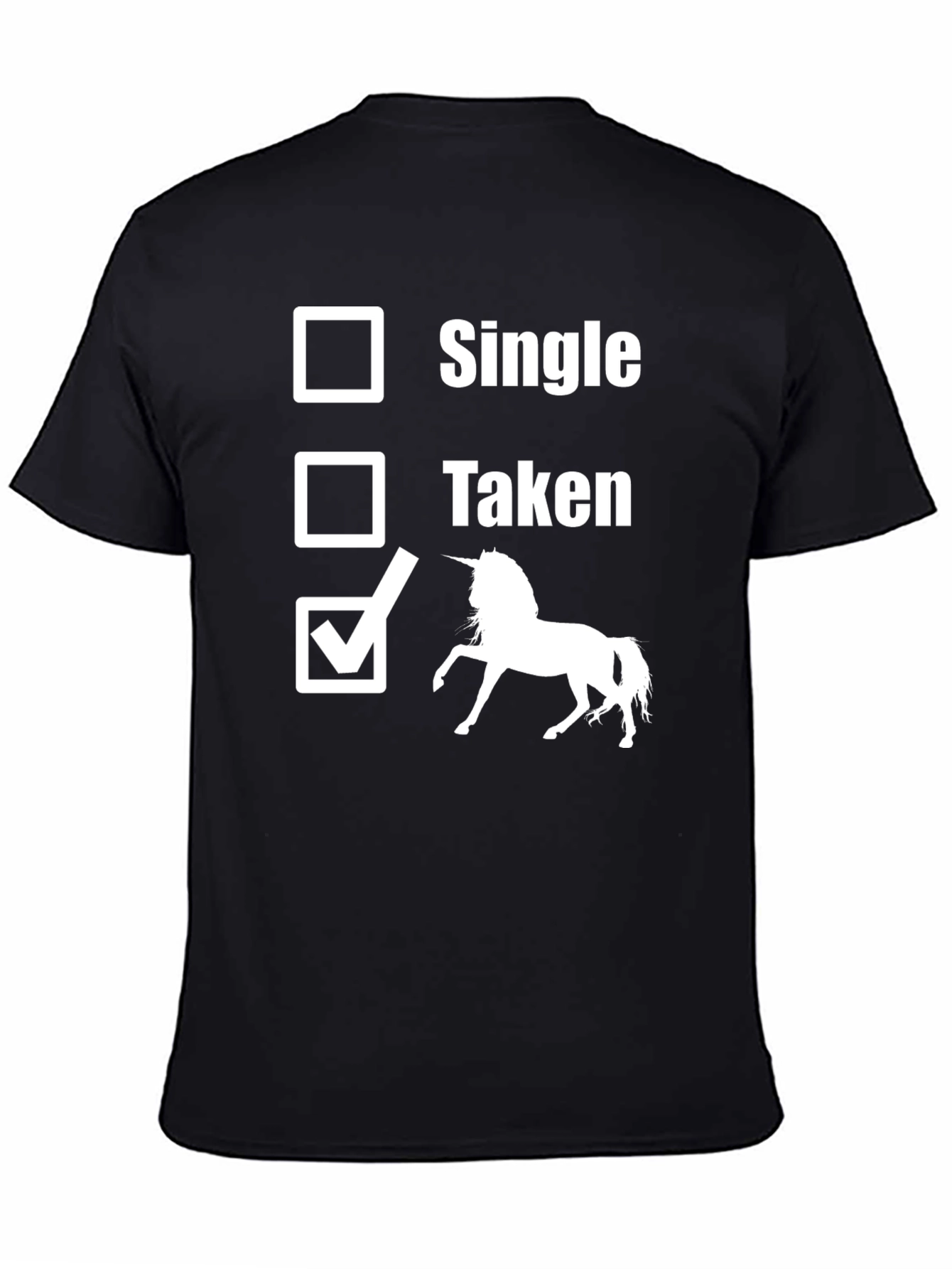 Unicorn Taken Funny Graphic T-Shirt