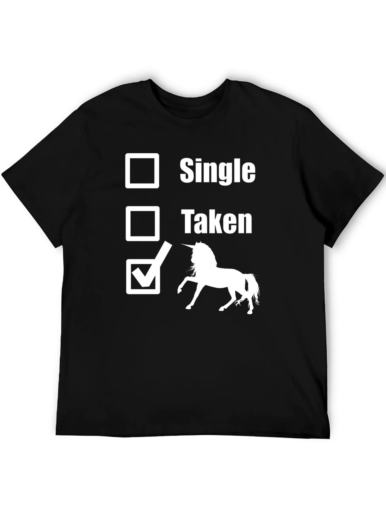 Unicorn Taken Funny Graphic T-Shirt