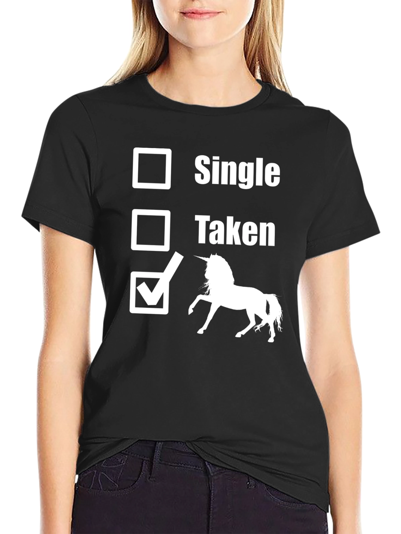 Unicorn Taken Funny Graphic T-Shirt