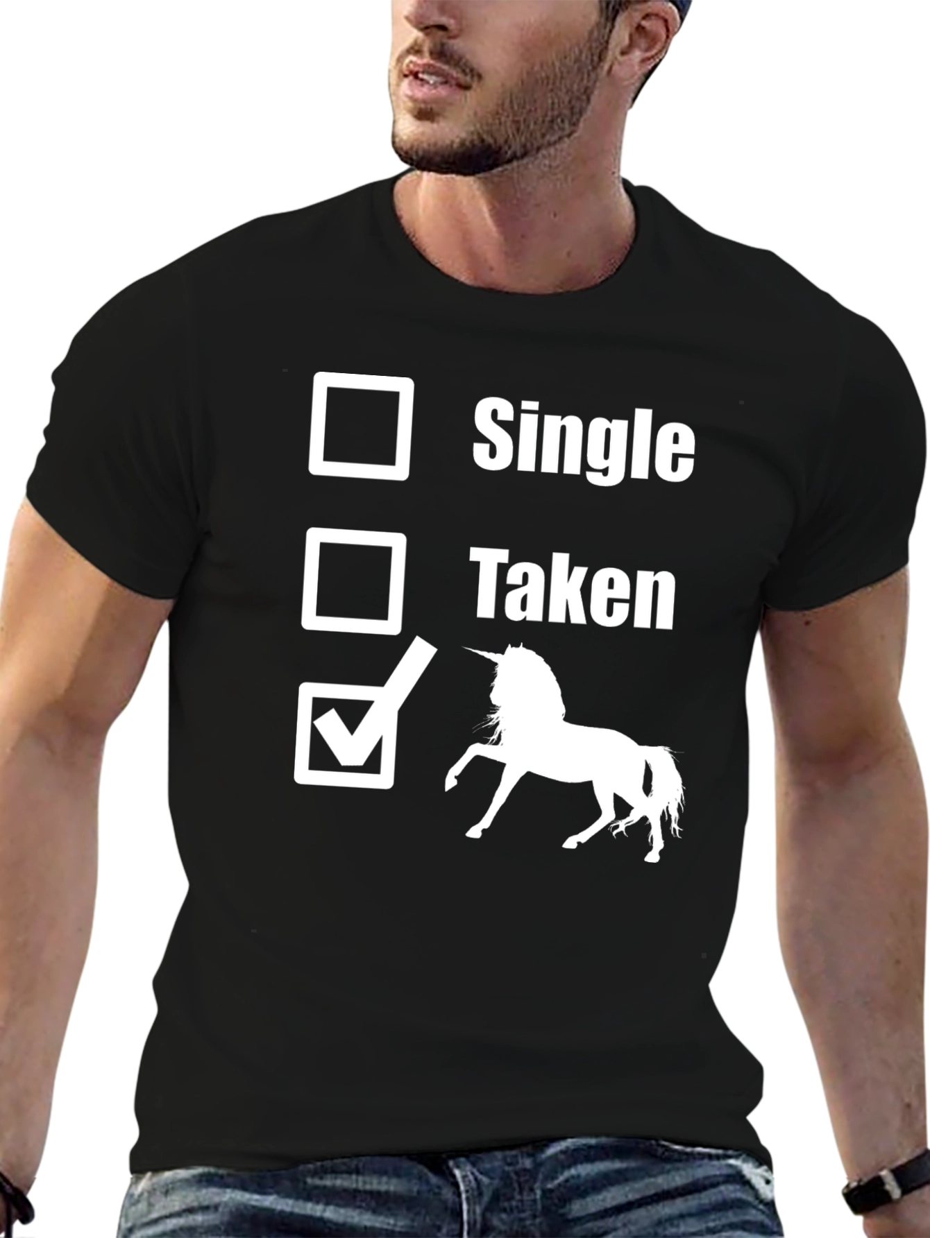 Unicorn Taken Funny Graphic T-Shirt